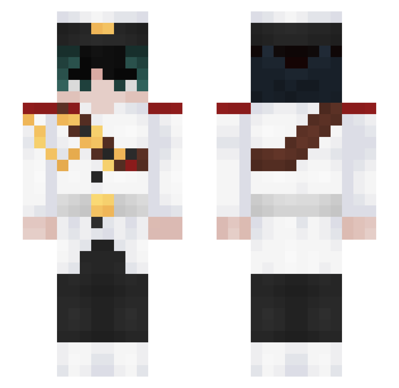_ron1nz_ Minecraft skin, front and back view