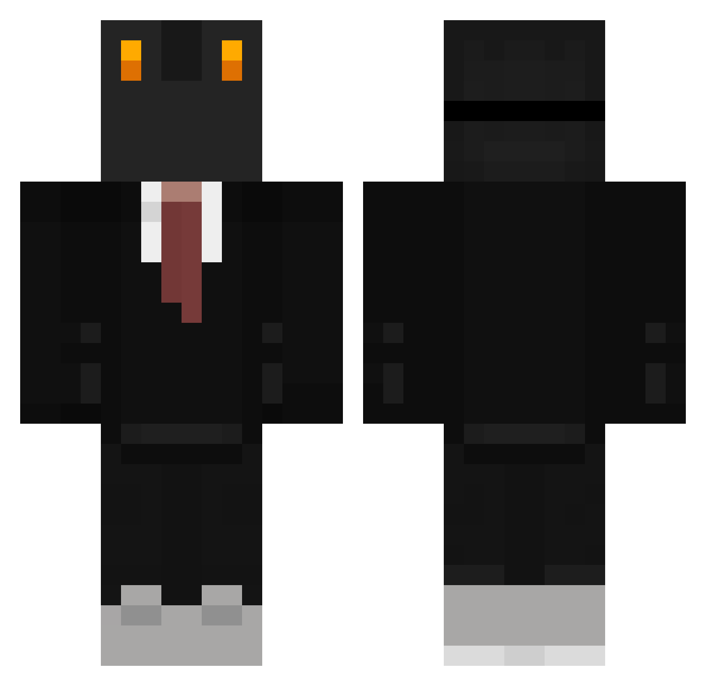 Whiffy_boy Minecraft skin, front and back view
