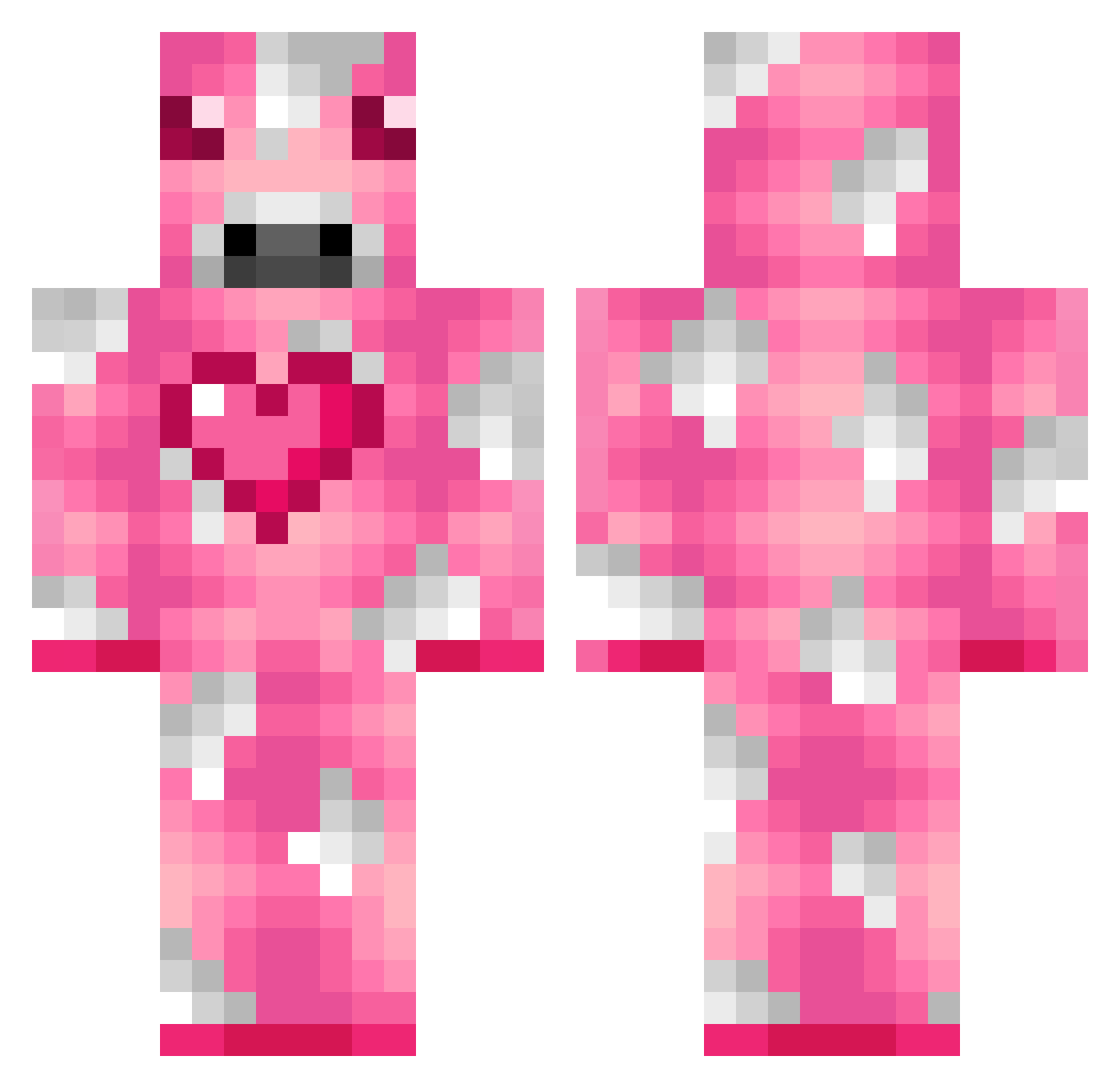 LasagnaJoe Minecraft skin, front and back view