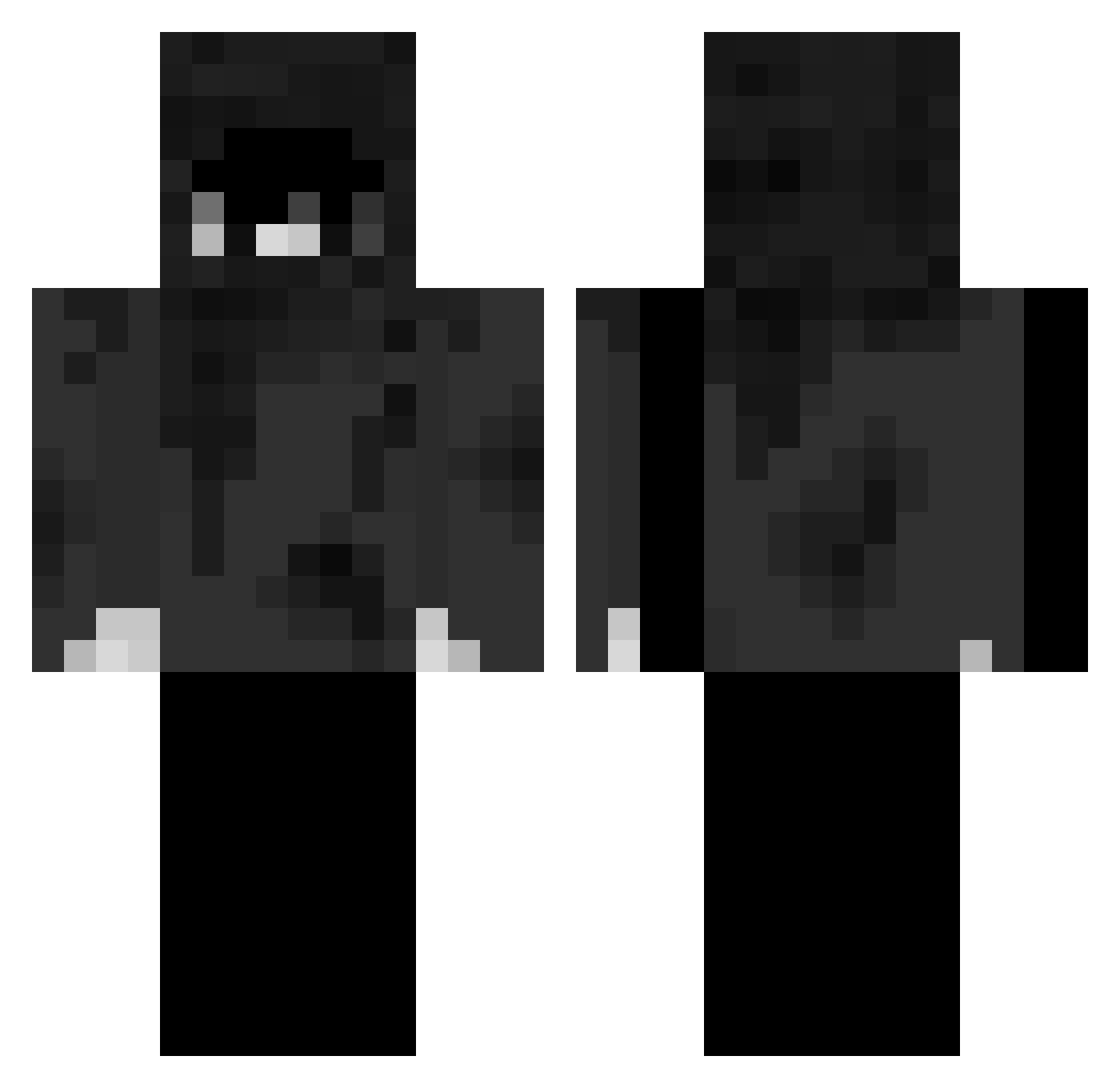 Rility_31 Minecraft skin, front and back view