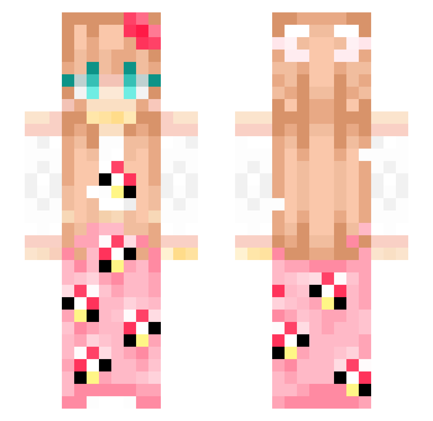 WolvesHowl11 Minecraft skin, front and back view