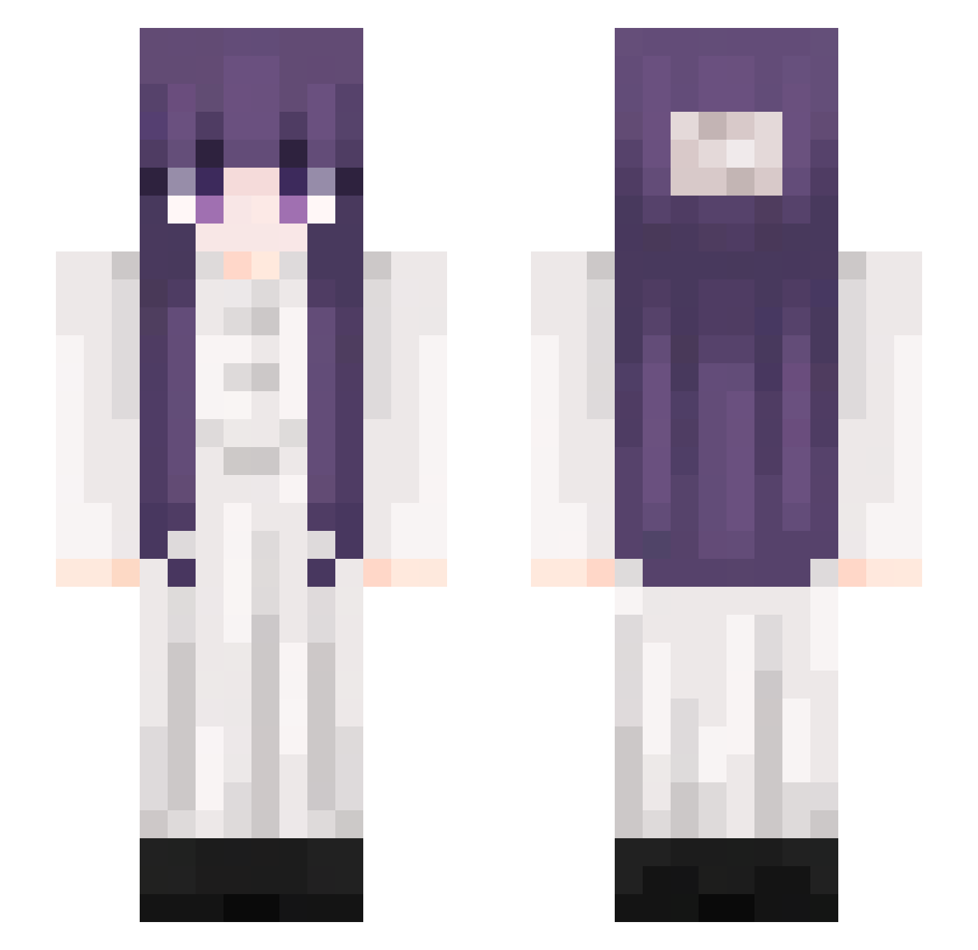 Fragaria_507 Minecraft skin, front and back view