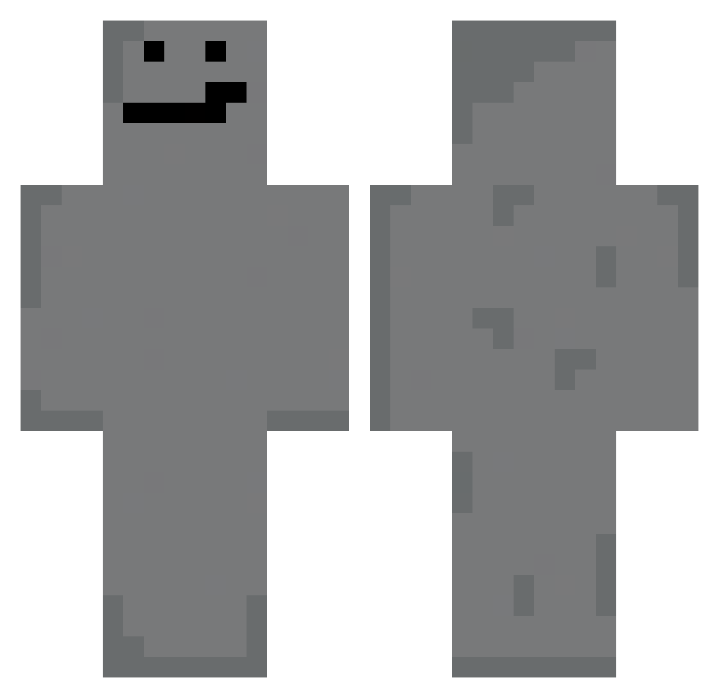 Trap_kiler Minecraft skin, front and back view