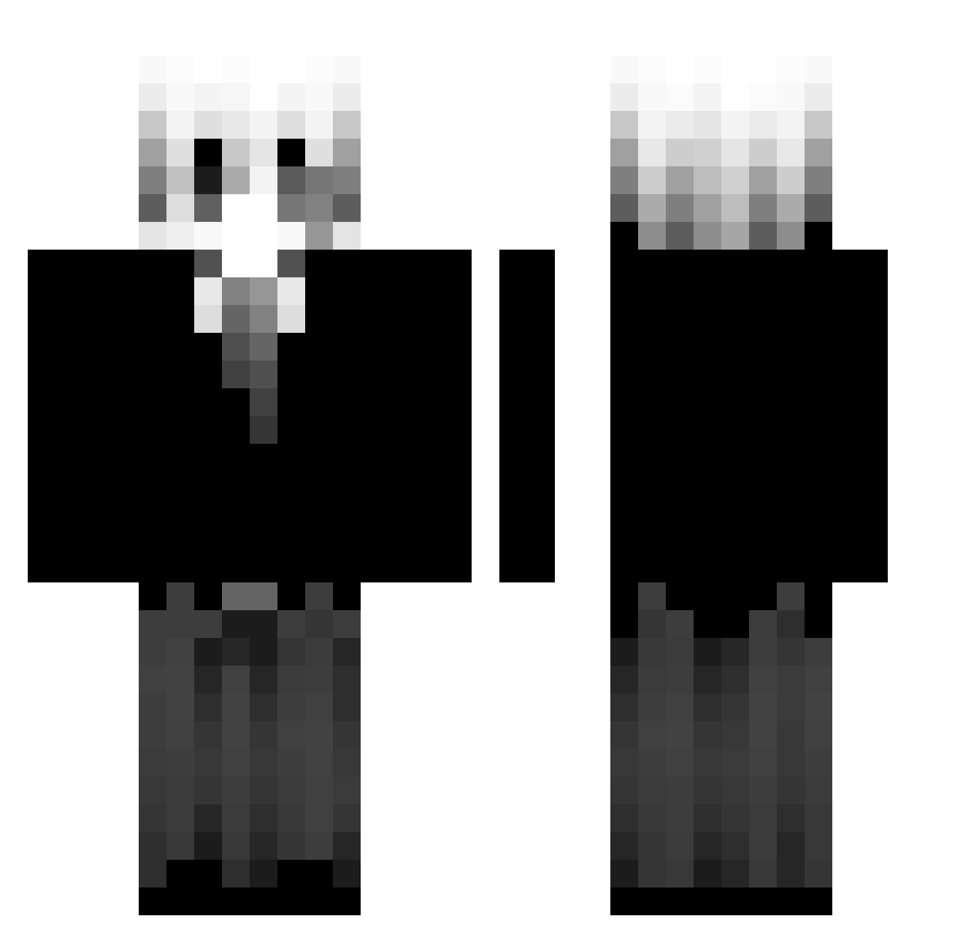 sw_obito Minecraft skin, front and back view