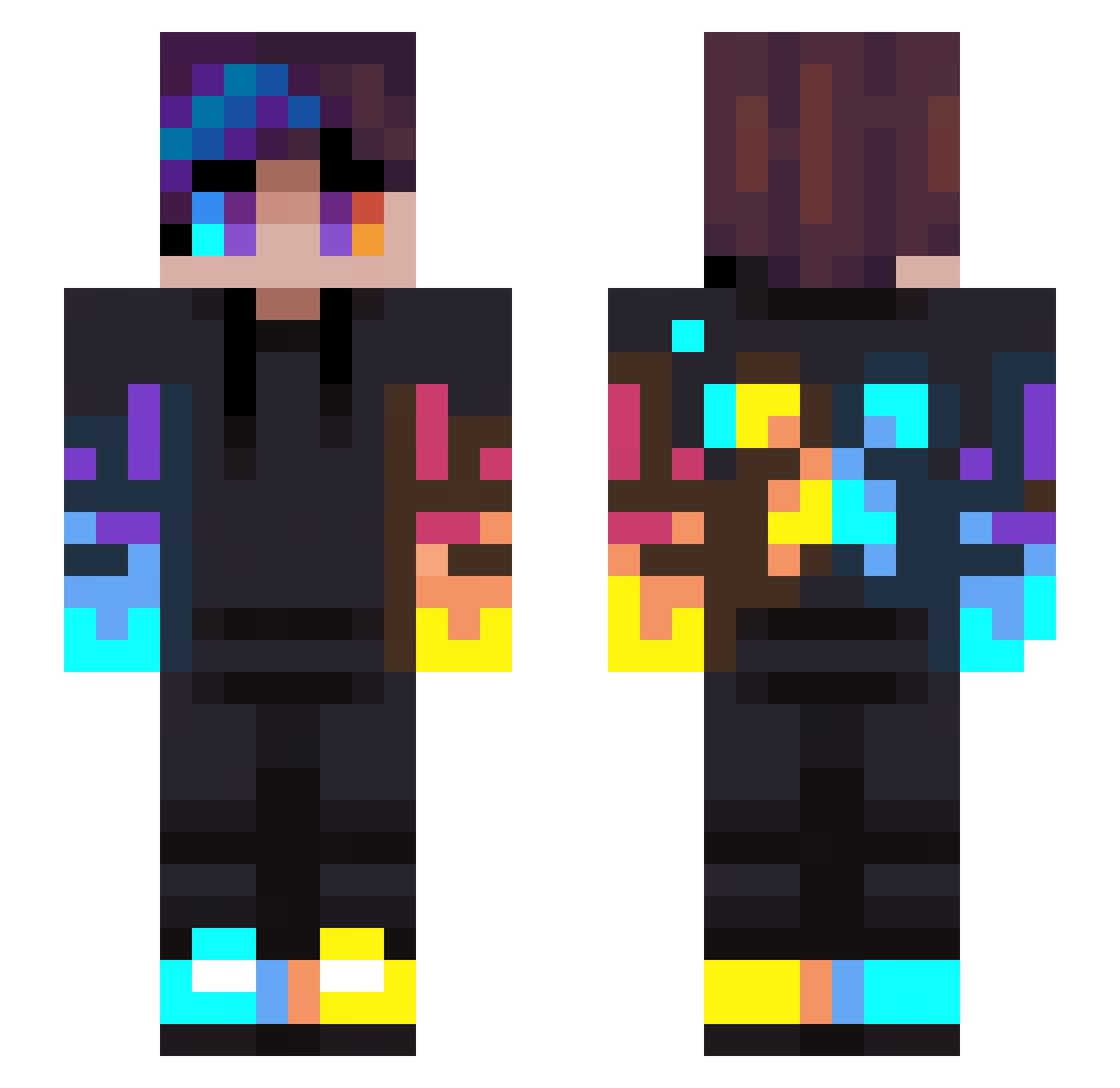 zxc0981131914 Minecraft skin, front and back view