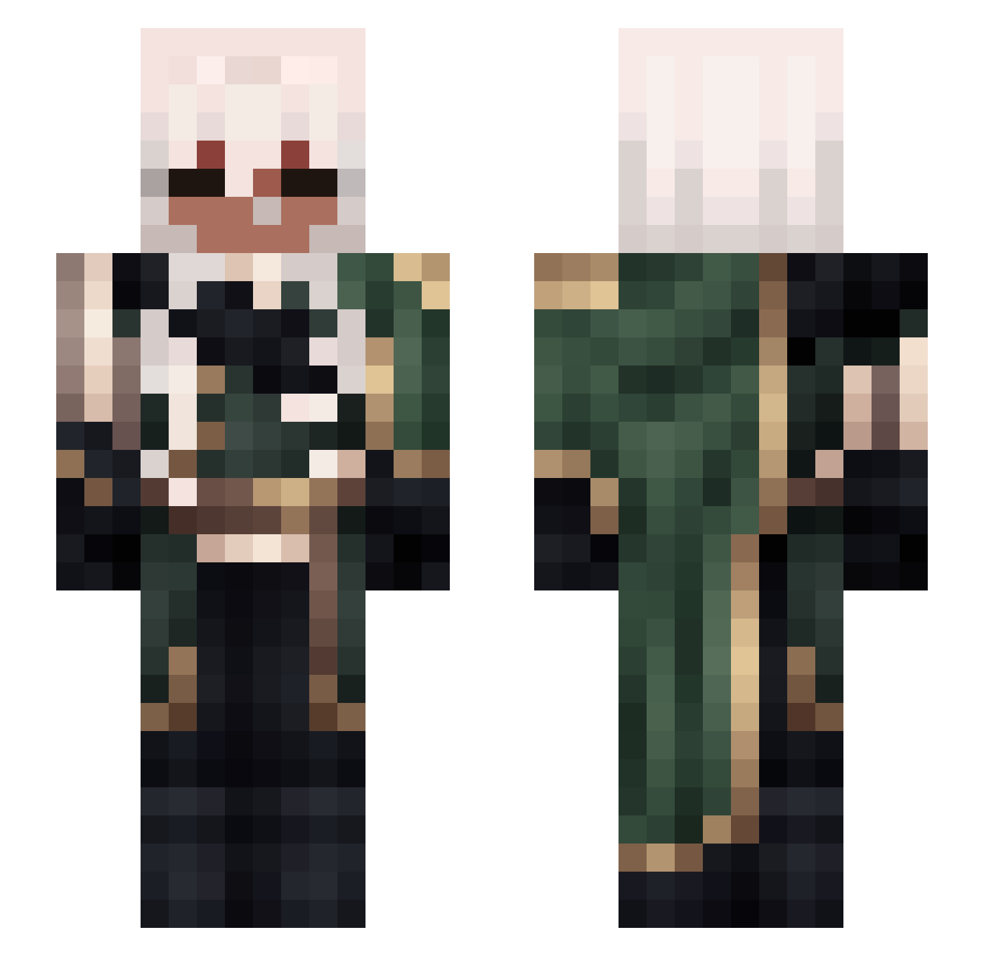 lamboiux Minecraft skin, front and back view