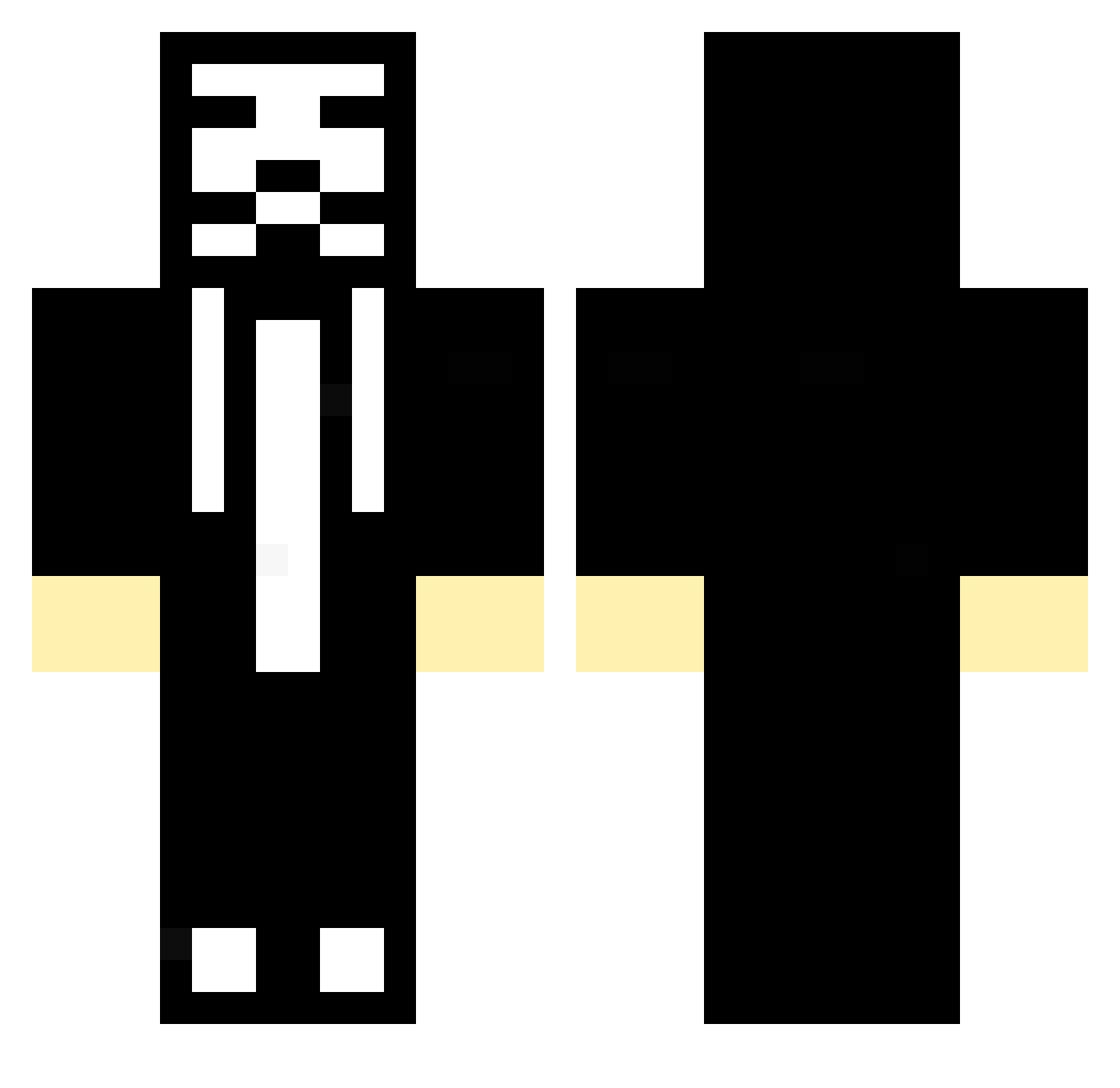 ita_kei Minecraft skin, front and back view