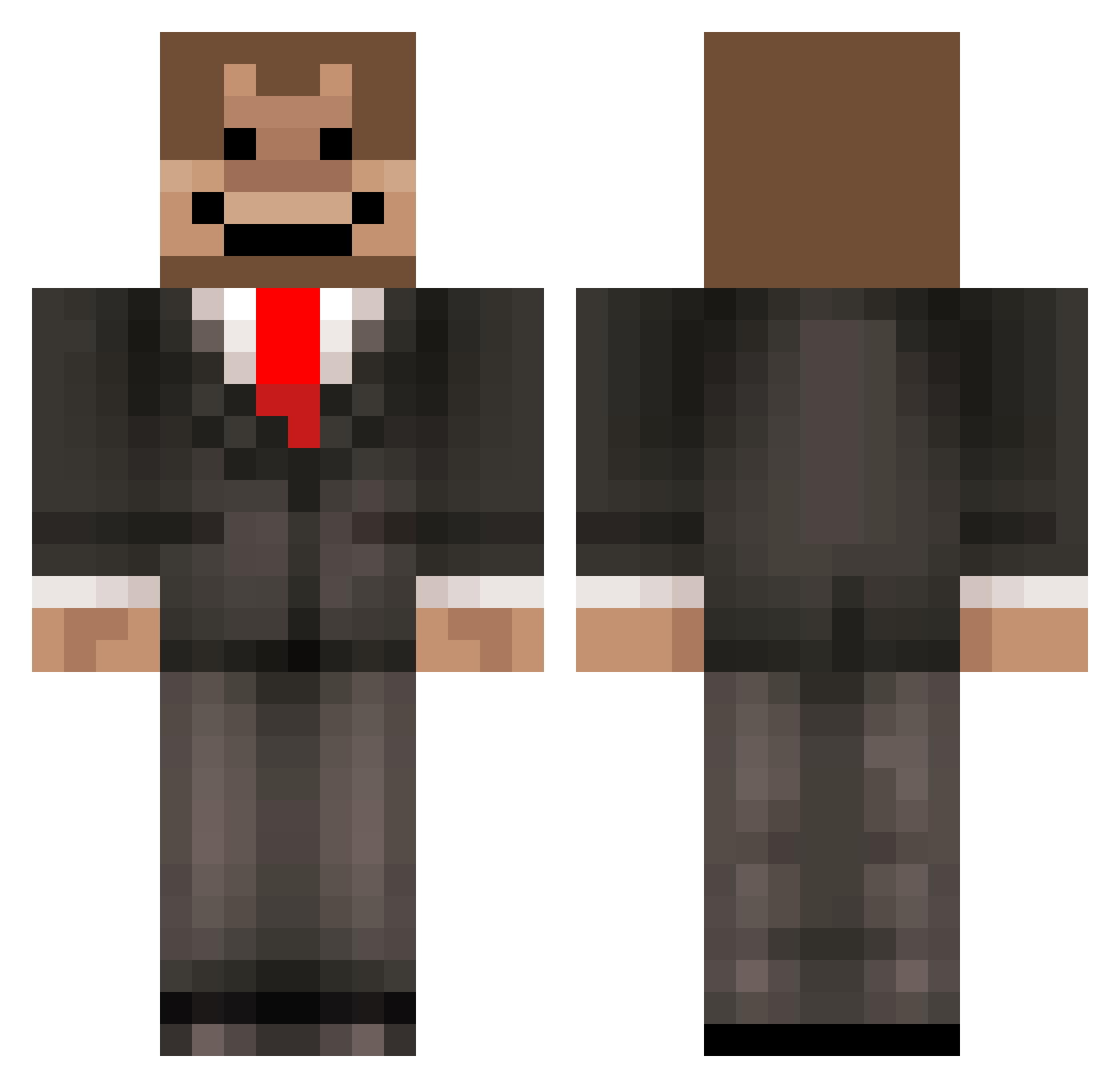 xbox_live_prime Minecraft skin, front and back view