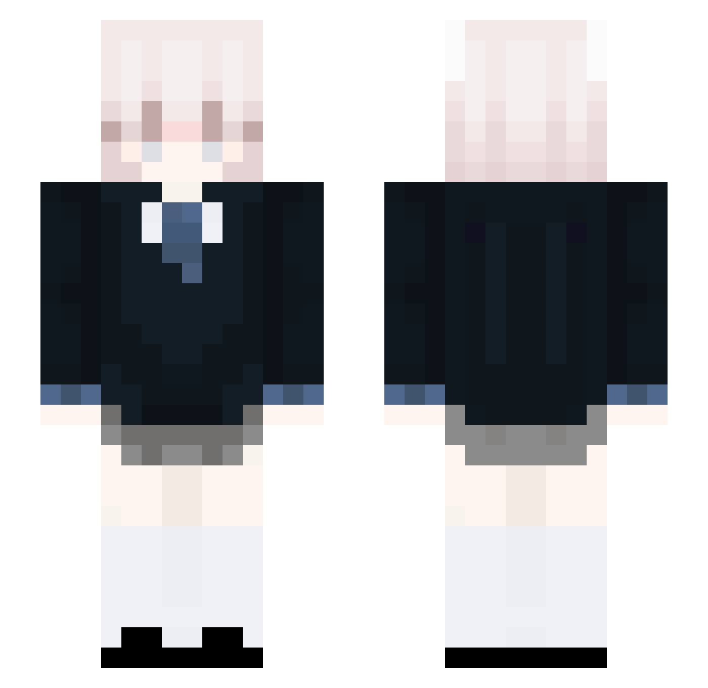 Drachenwaelten Minecraft skin, front and back view
