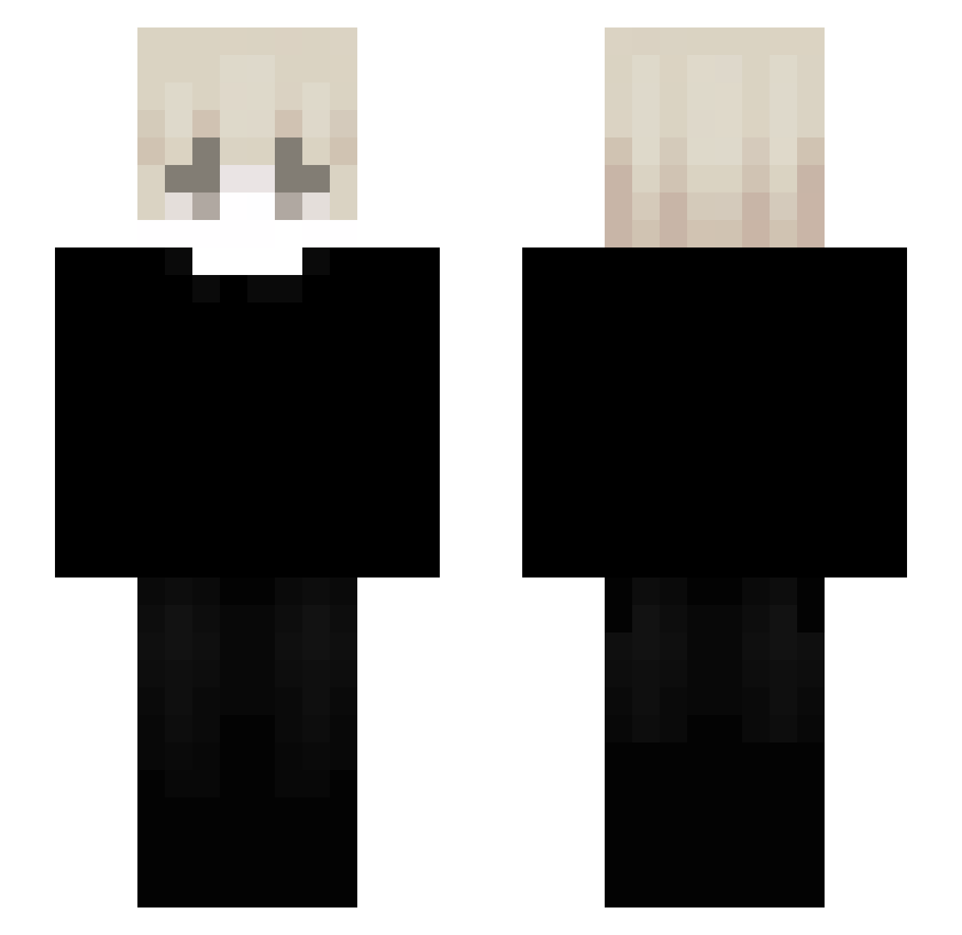 AlkoholikAleTrze Minecraft skin, front and back view