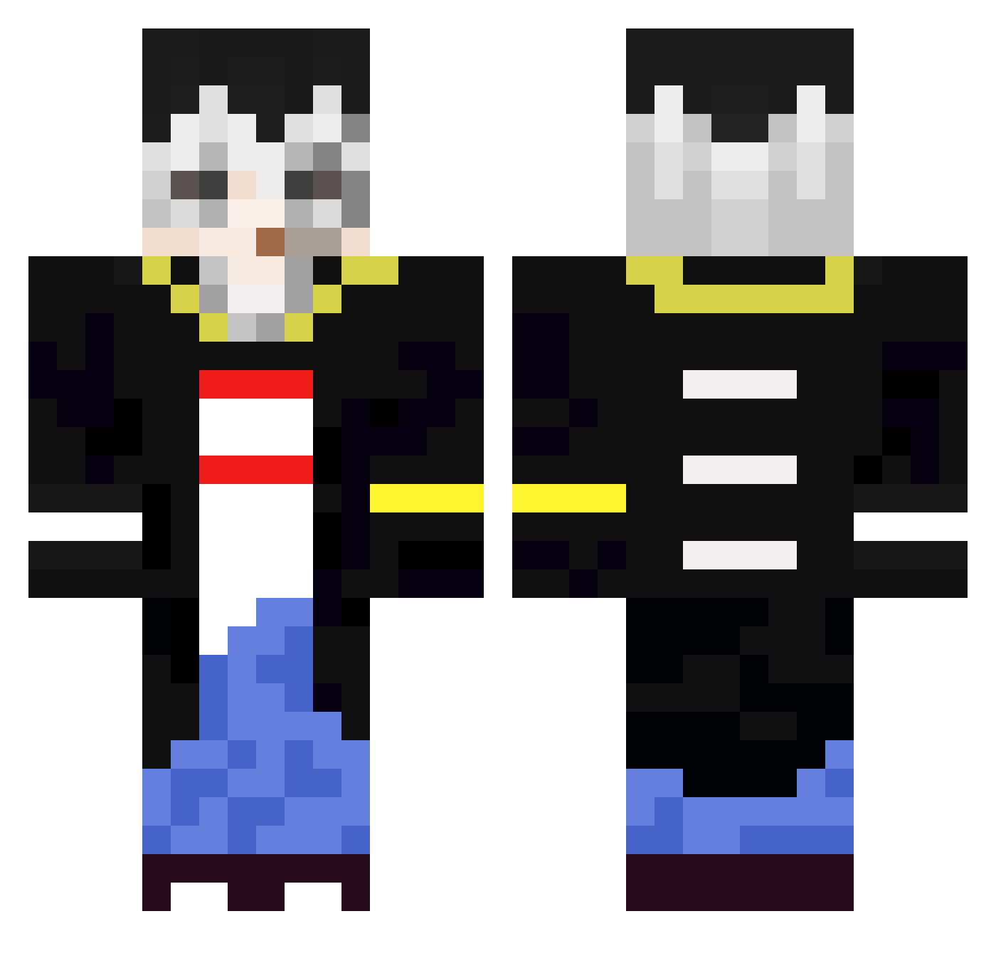 kacperrek_ Minecraft skin, front and back view