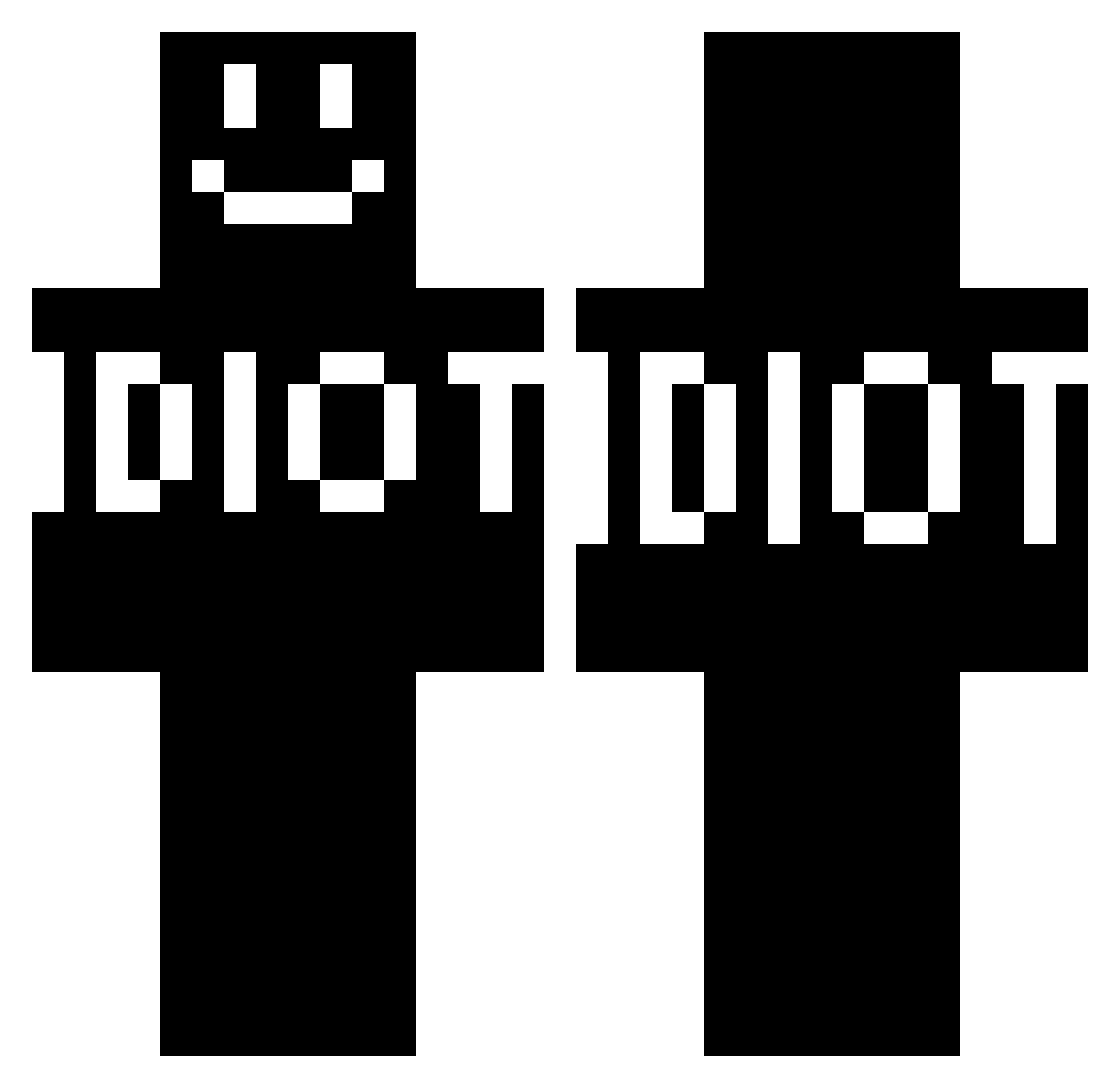 MaNs3KiLL Minecraft skin, front and back view