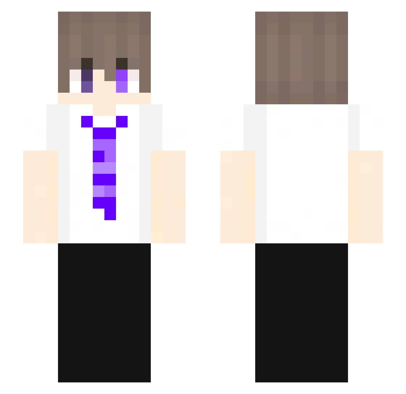 gni3w_ Minecraft skin, front and back view