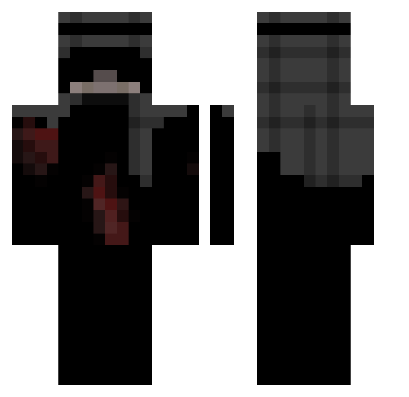 tak4panna Minecraft skin, front and back view