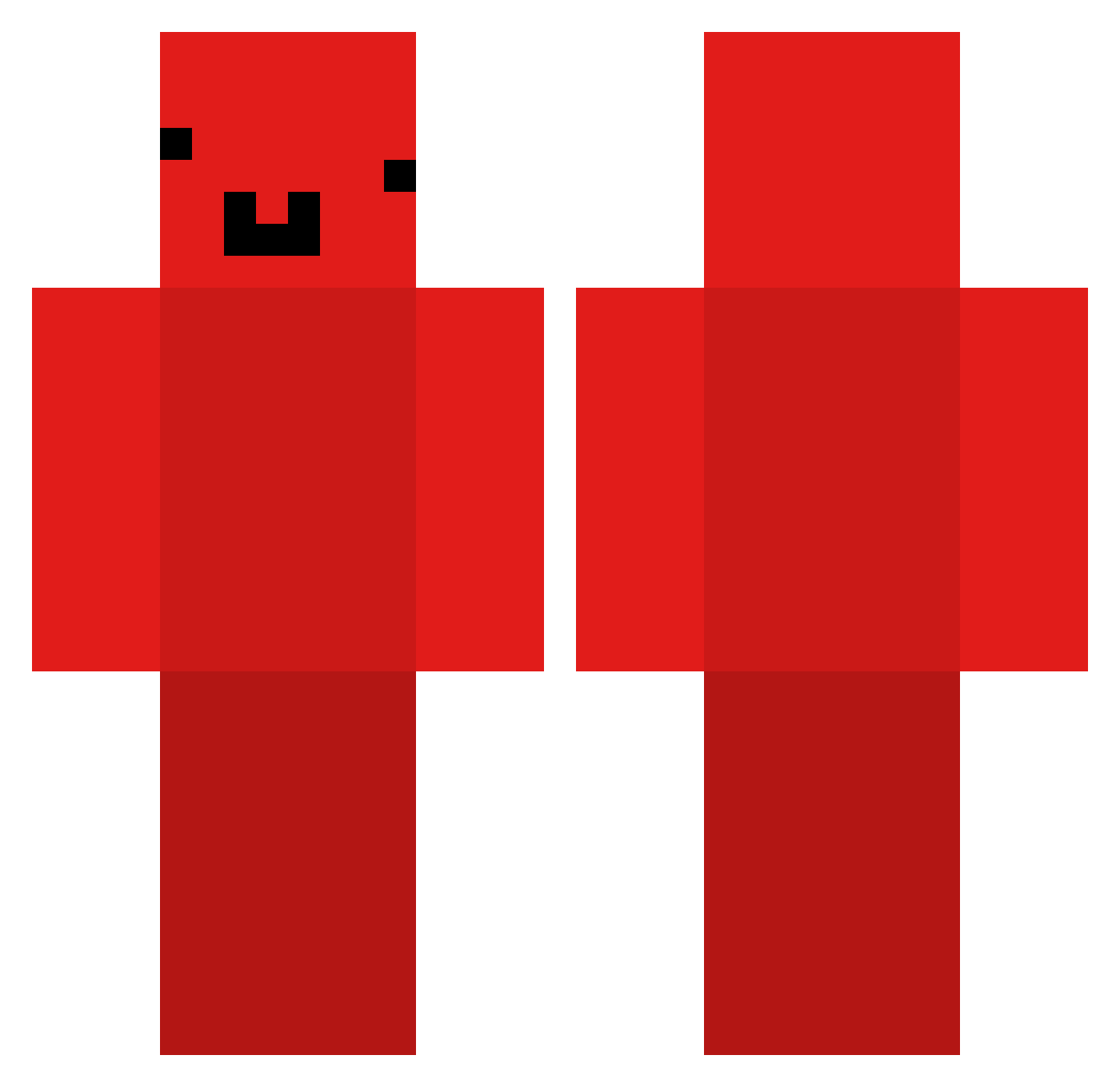 mjudycki Minecraft skin, front and back view