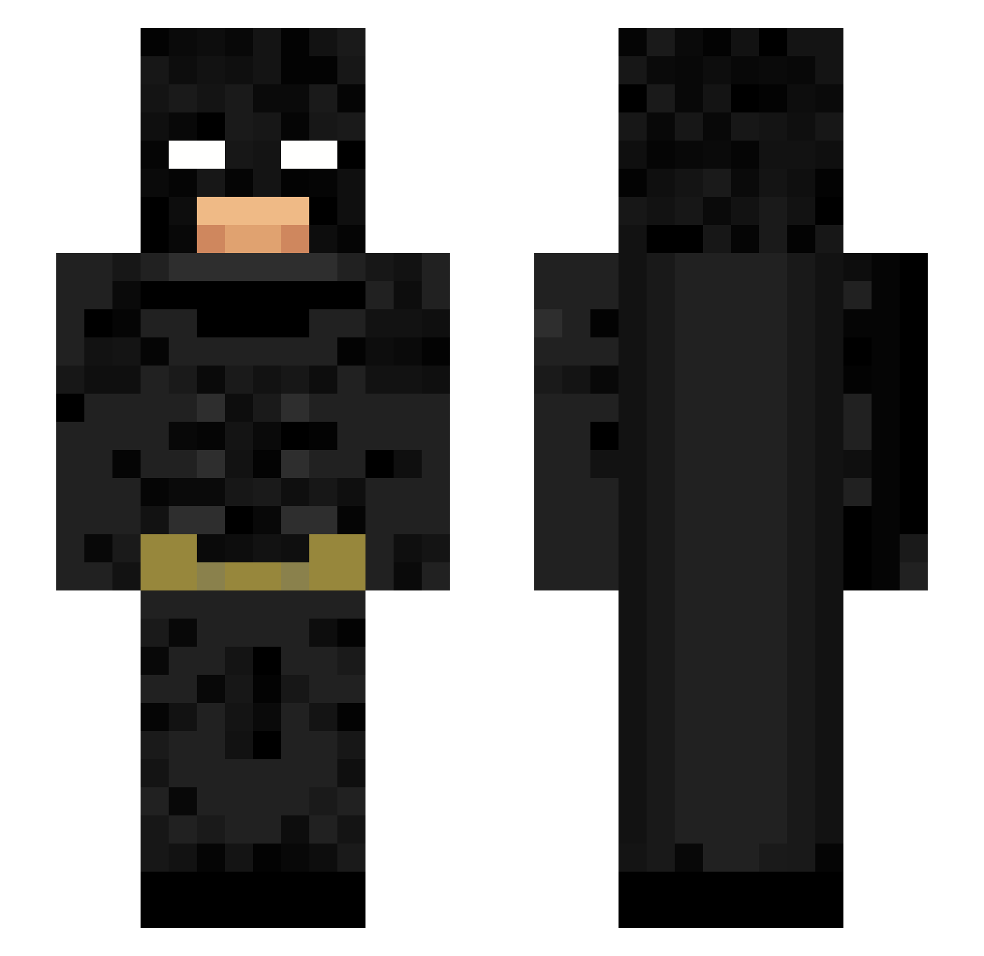 smawkzy Minecraft skin, front and back view