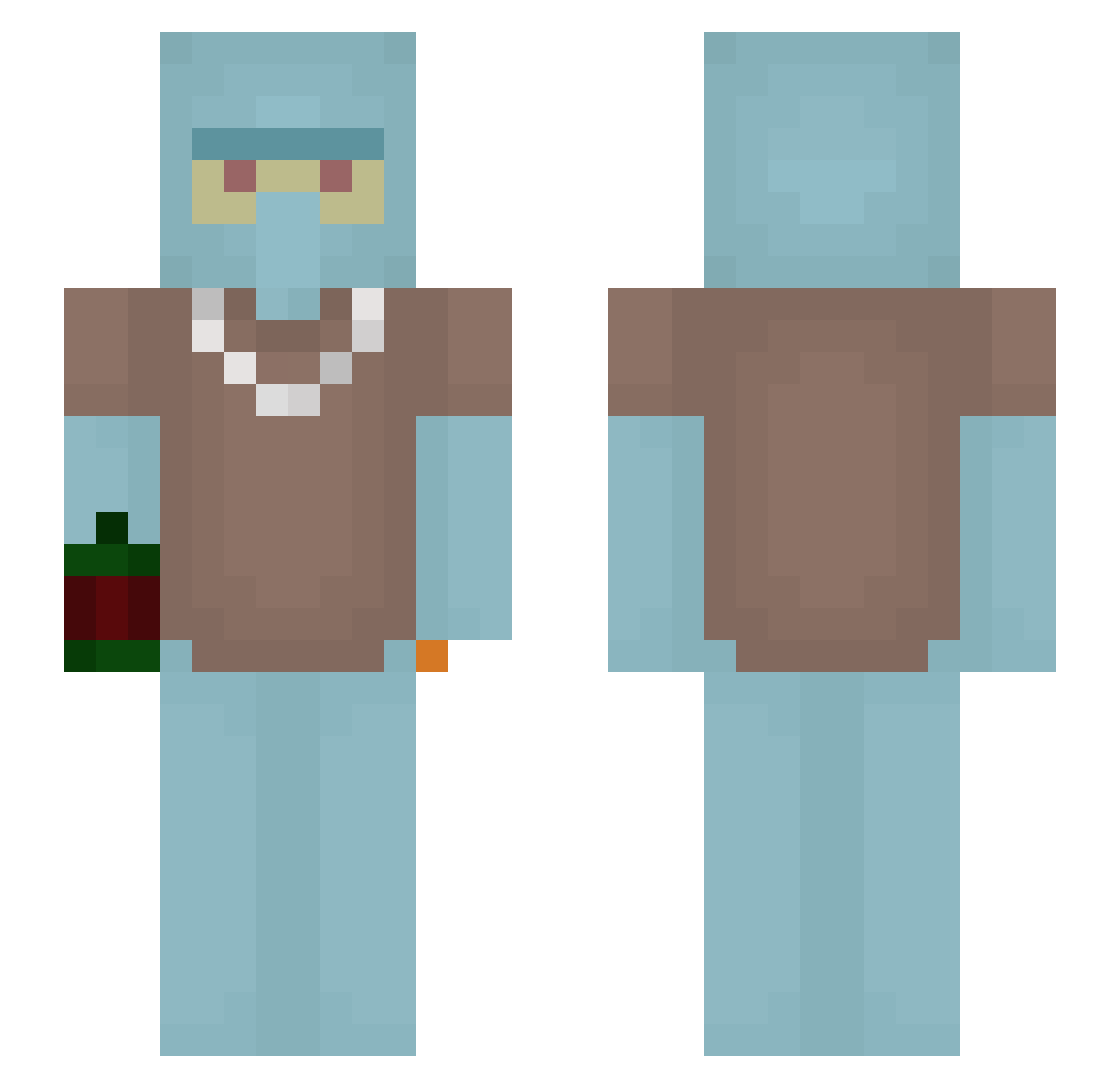 _NOCTO Minecraft skin, front and back view