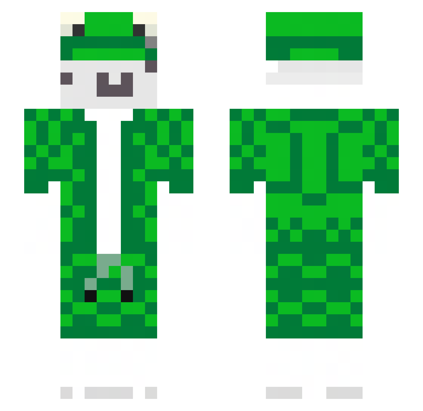 Cantenezi Minecraft skin, front and back view