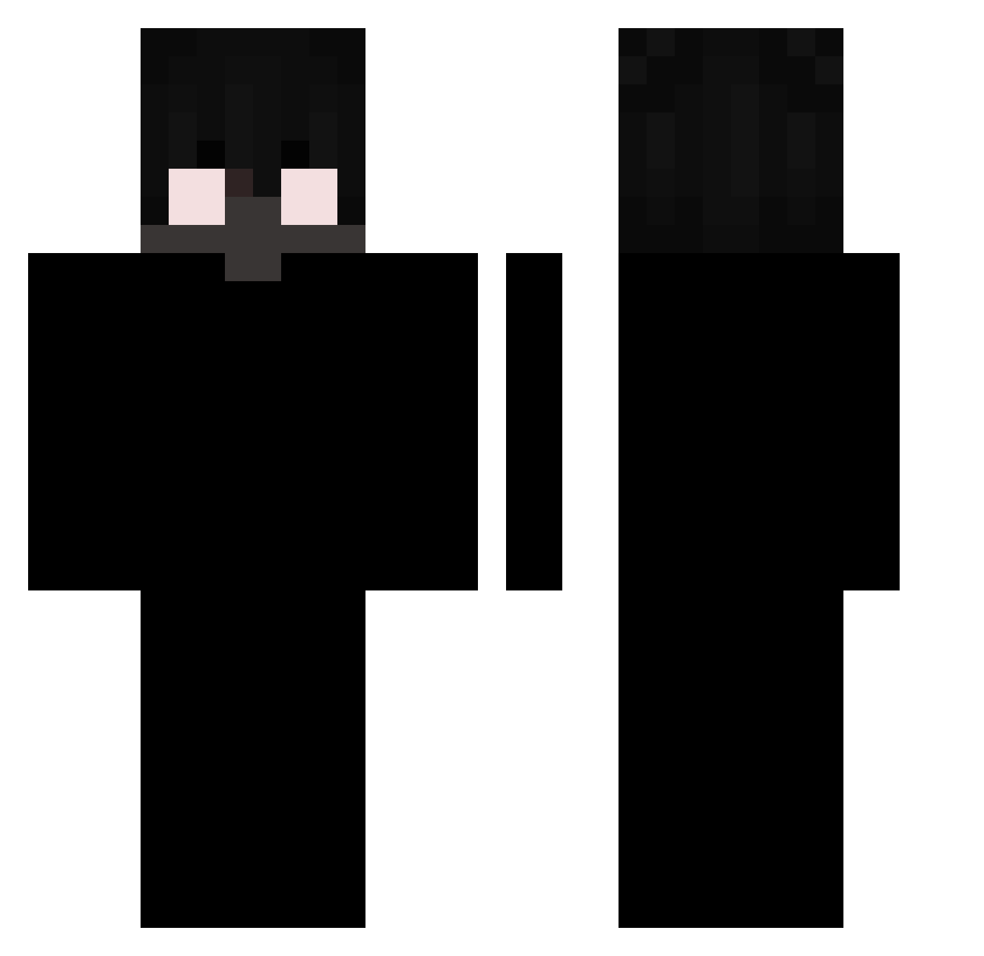 Techhy_ Minecraft skin, front and back view