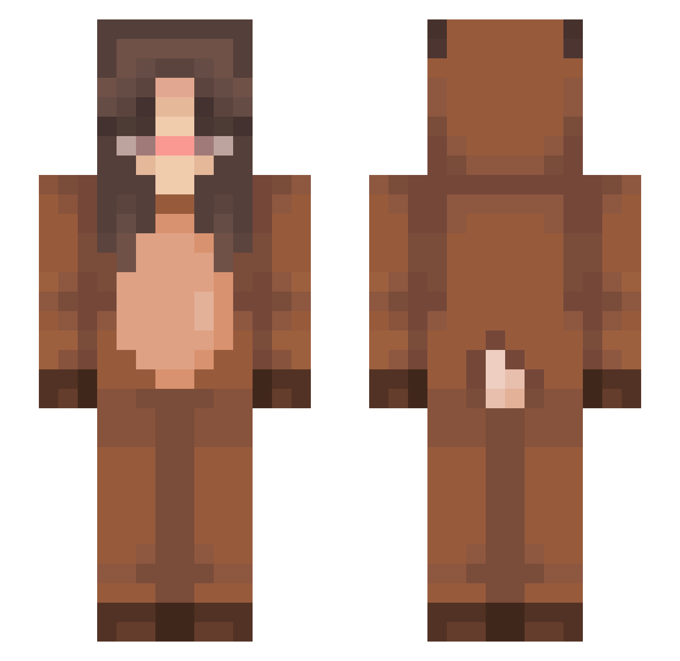 Matthew_Admin Minecraft skin, front and back view