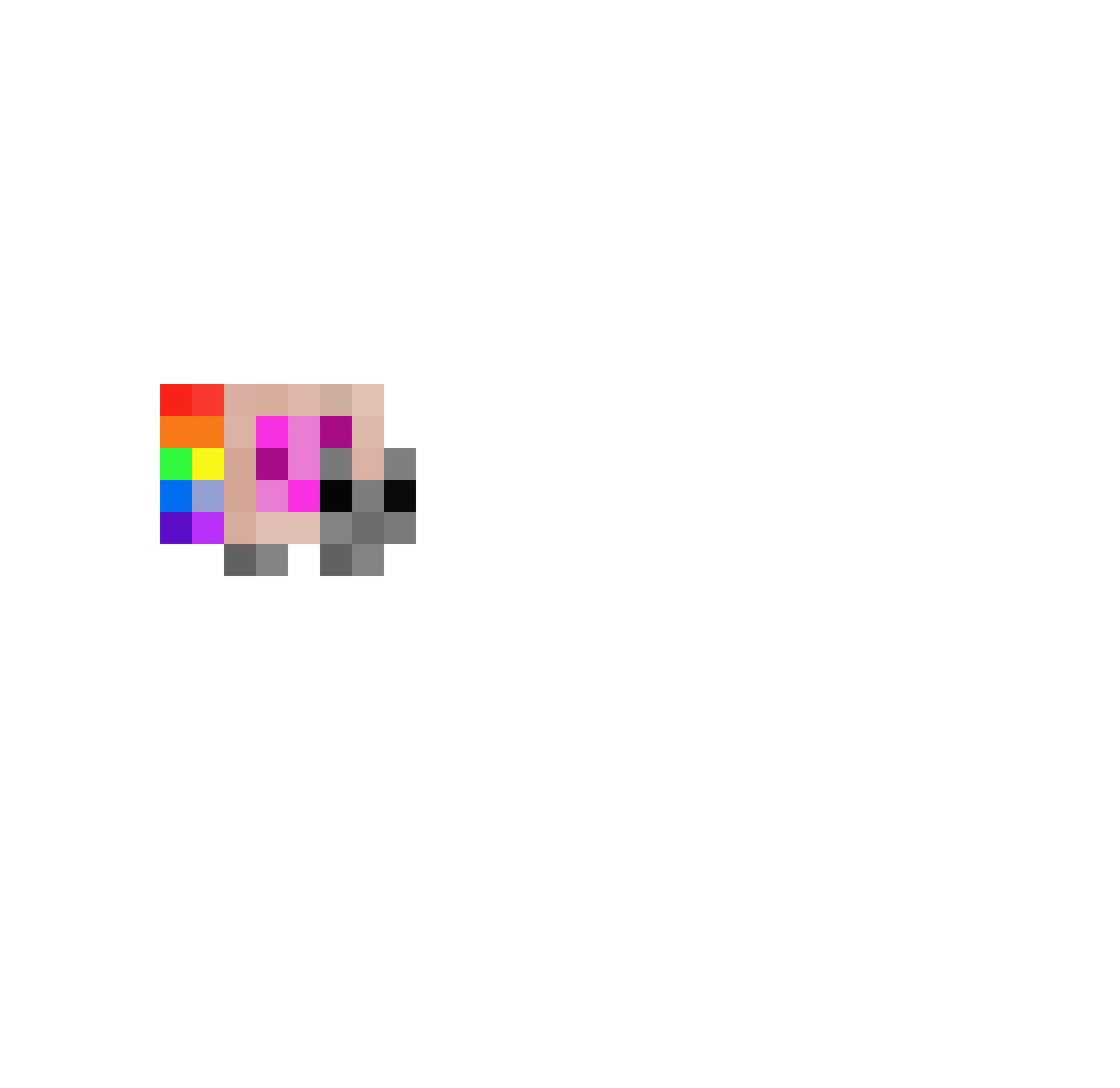 rriggedshi Minecraft skin, front and back view