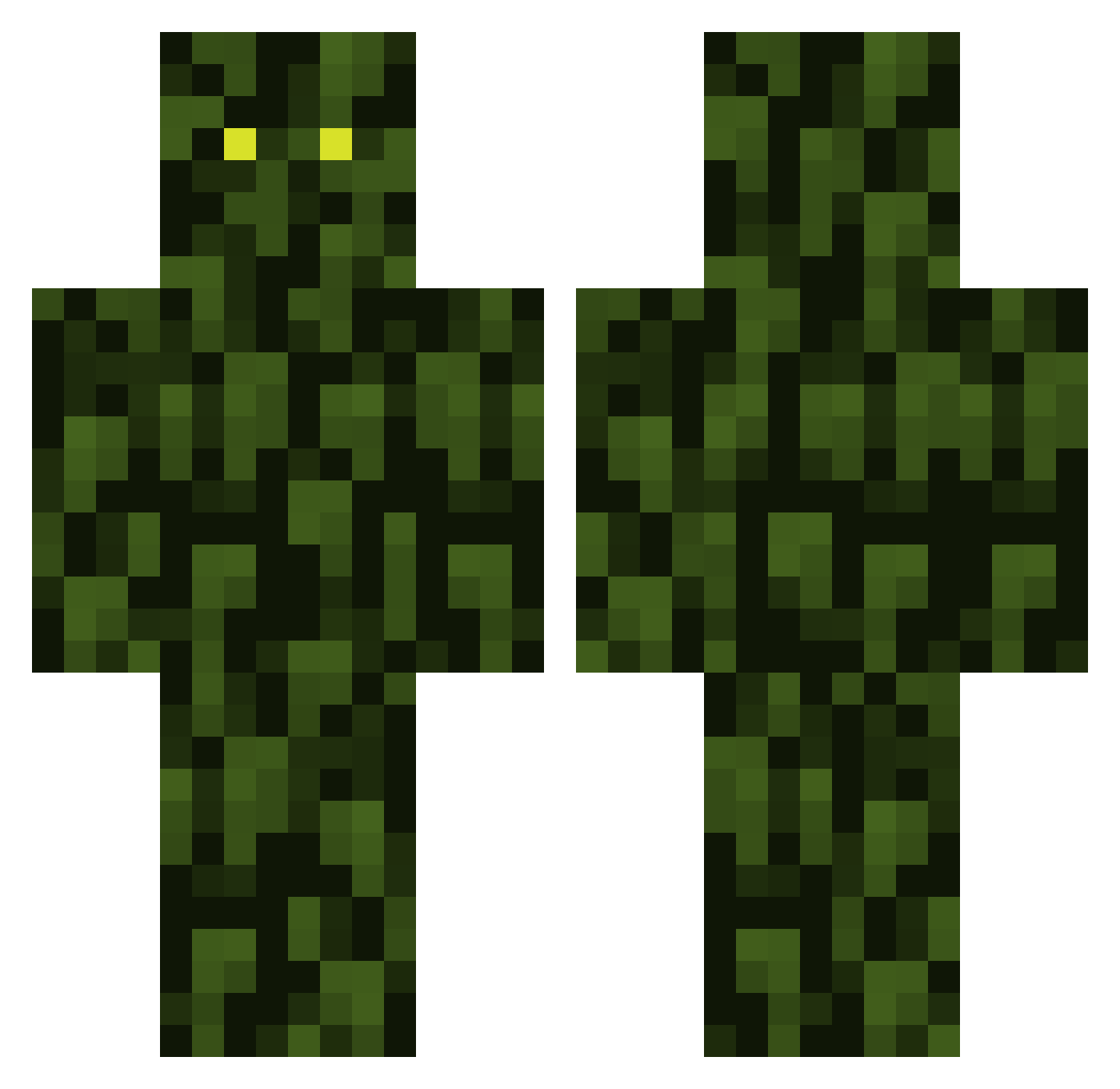 gamingPinguinyt Minecraft skin, front and back view