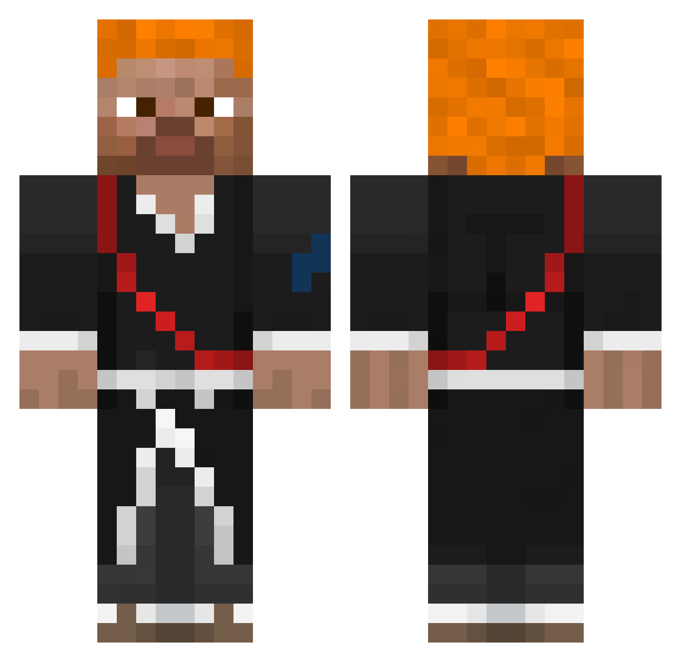 kerosene__0 Minecraft skin, front and back view