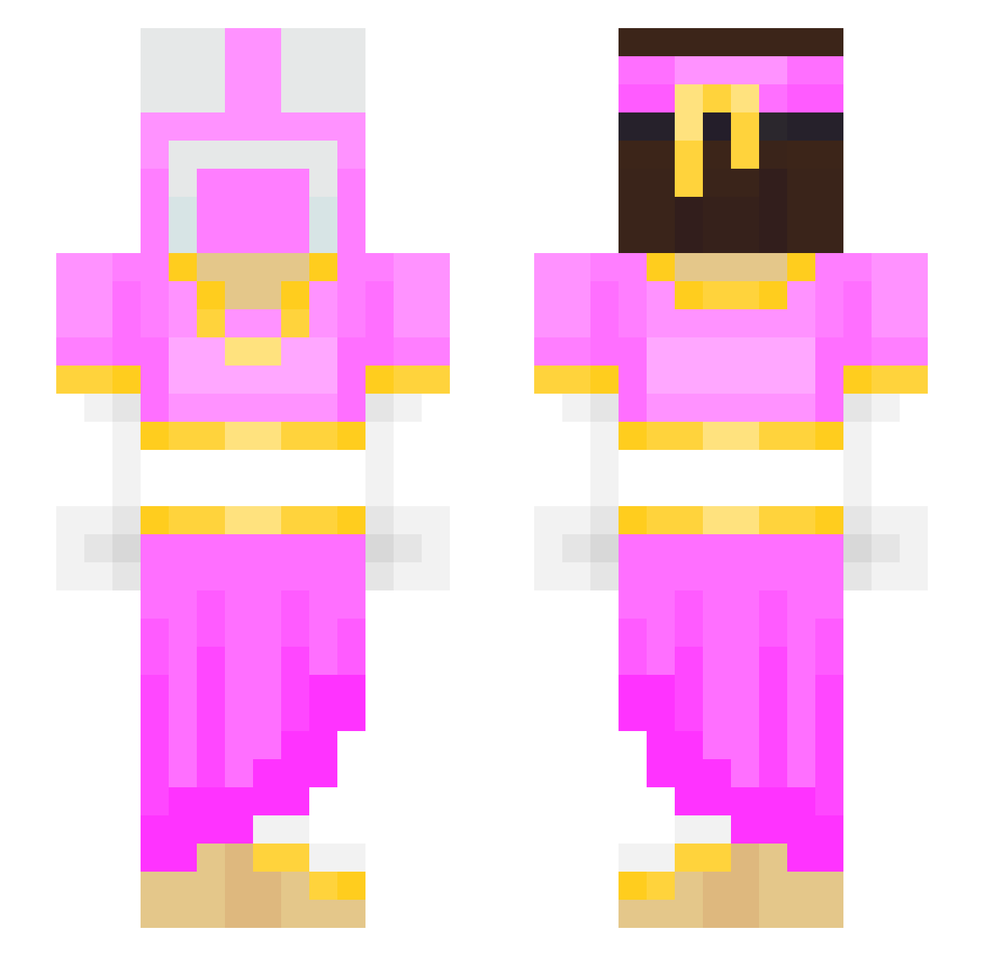 ItsTheNathan Minecraft skin, front and back view