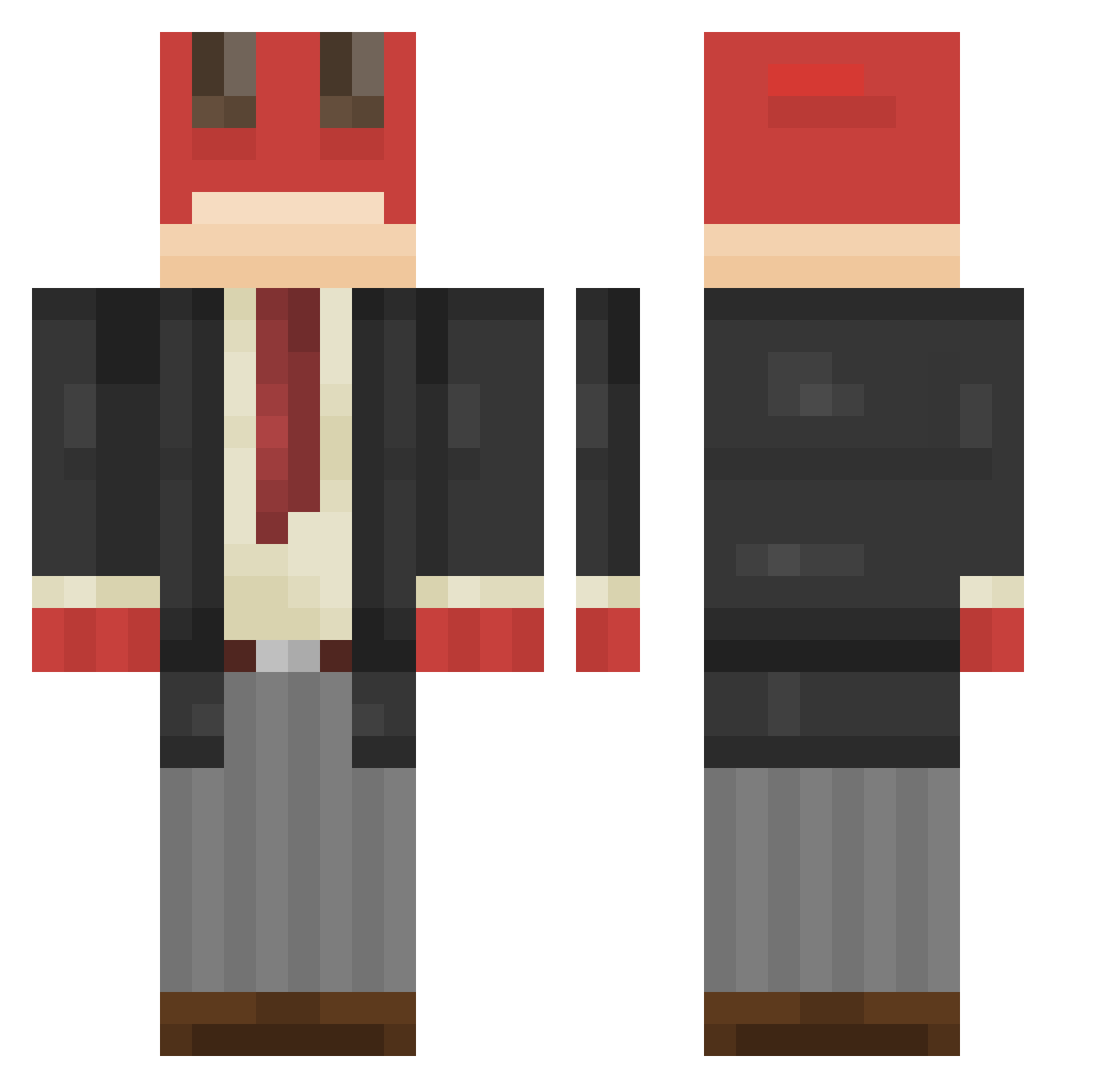 ieatcornw_ Minecraft skin, front and back view