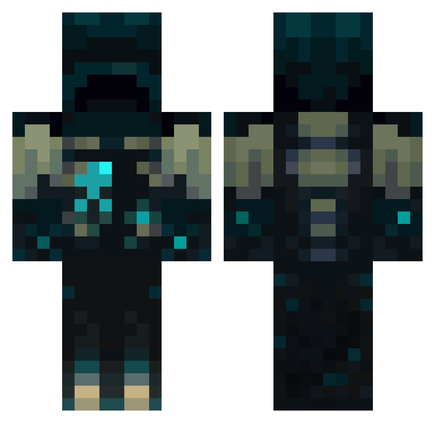 TW_87noob Minecraft skin, front and back view