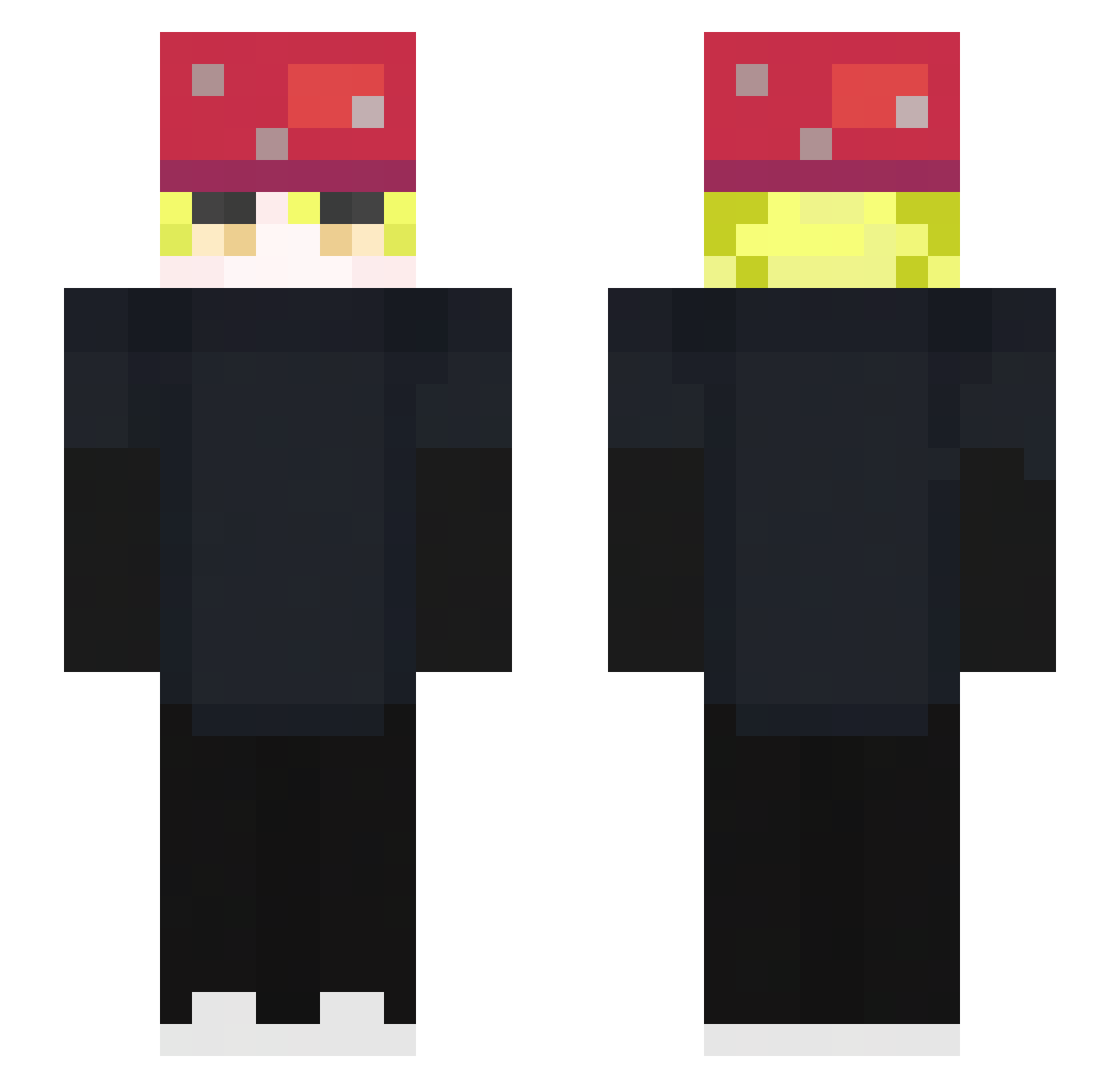 Farket_ka3b Minecraft skin, front and back view