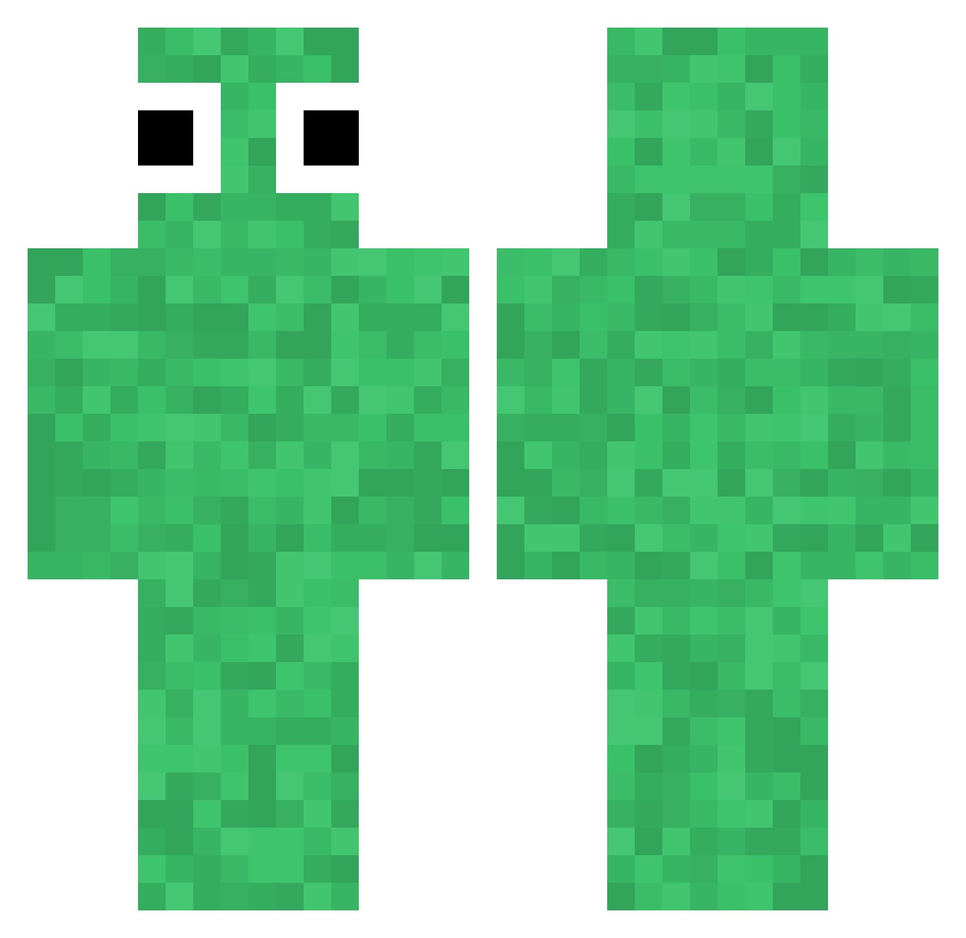 CRAYON_EATER_777 Minecraft skin, front and back view