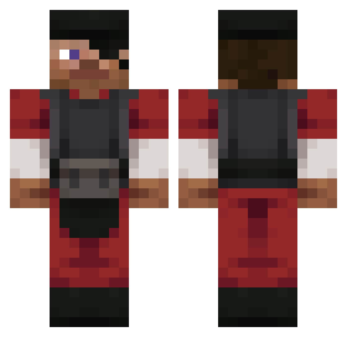 Stachon_21369 Minecraft skin, front and back view