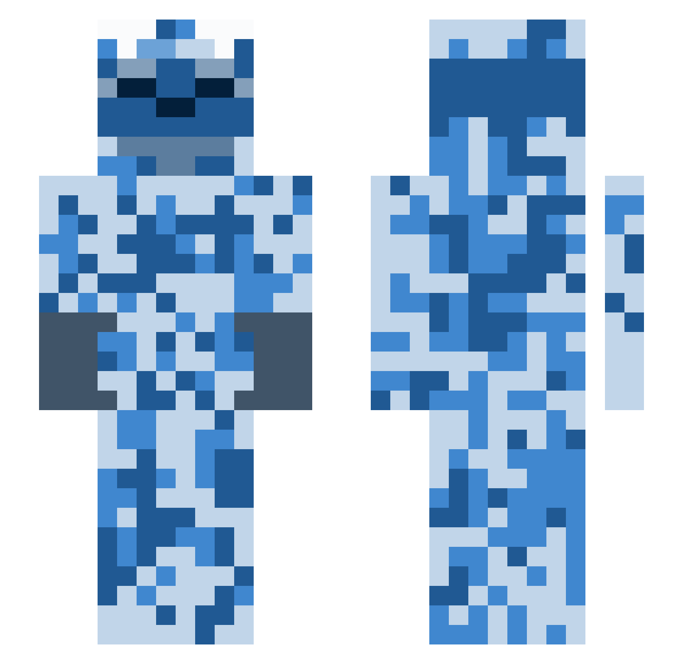 itzmikey_yt67 Minecraft skin, front and back view