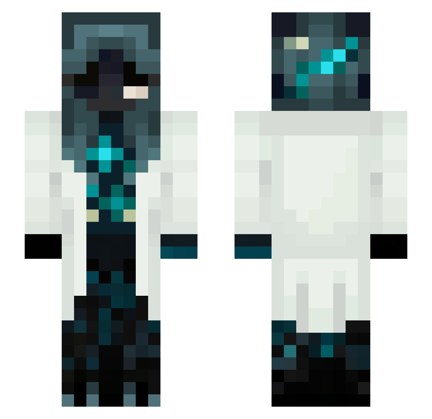 c_grxce12 Minecraft skin, front and back view