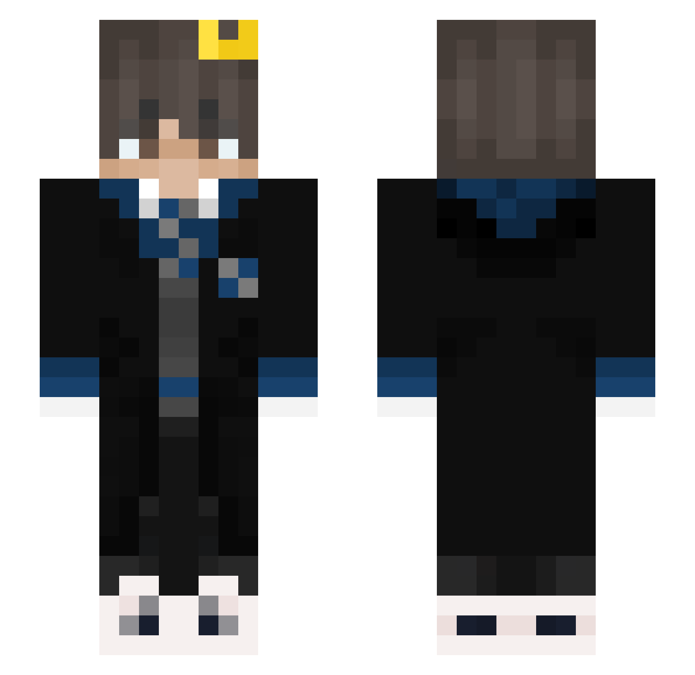 unesotericsoul Minecraft skin, front and back view