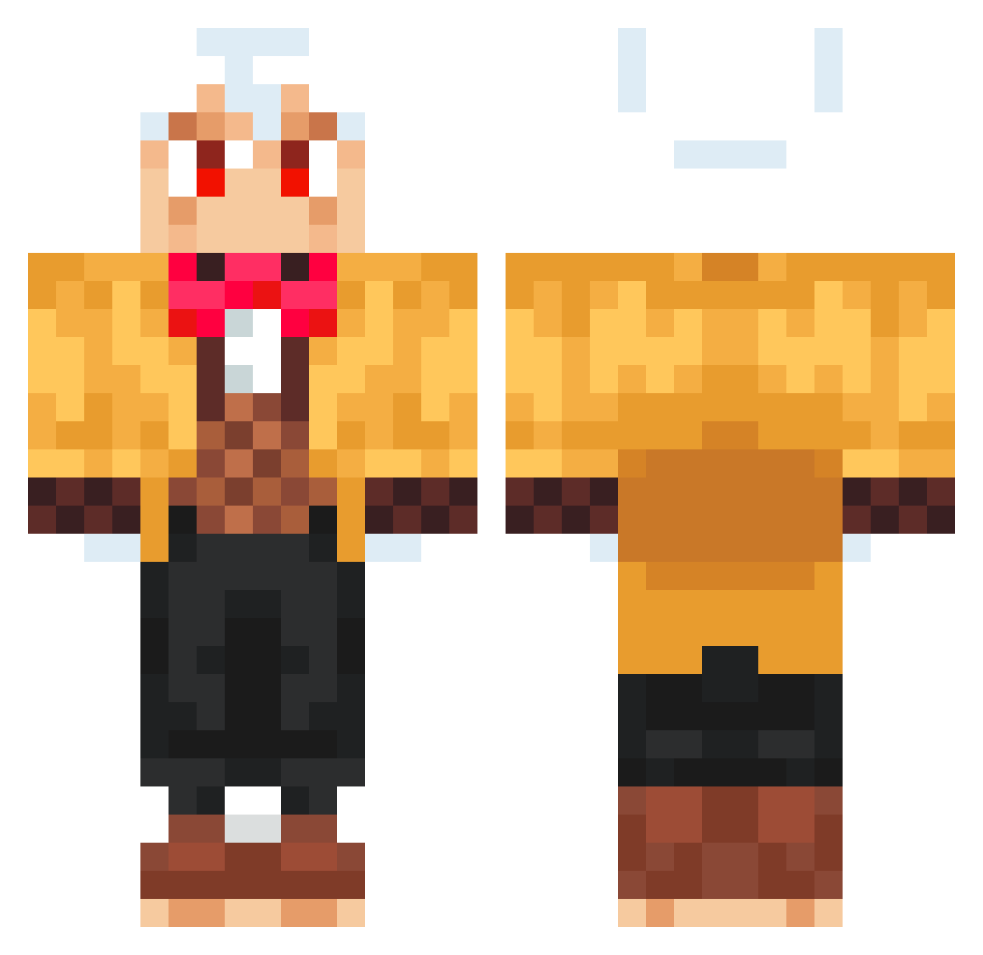 Proton_Games Minecraft skin, front and back view