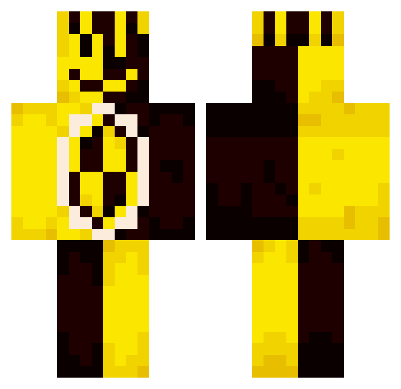 SupineTea431266 Minecraft skin, front and back view