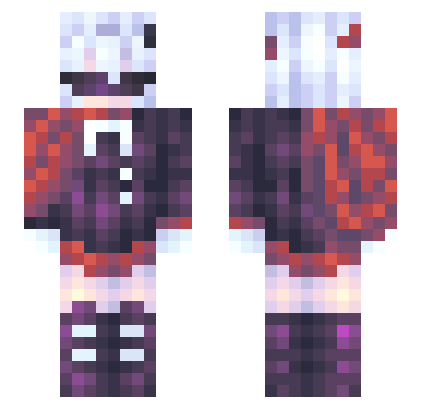 N0IZ_17 Minecraft skin, front and back view