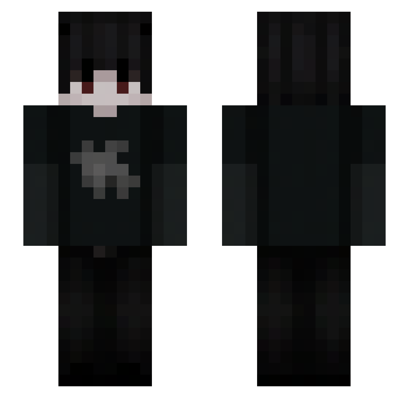 nerit_leon Minecraft skin, front and back view