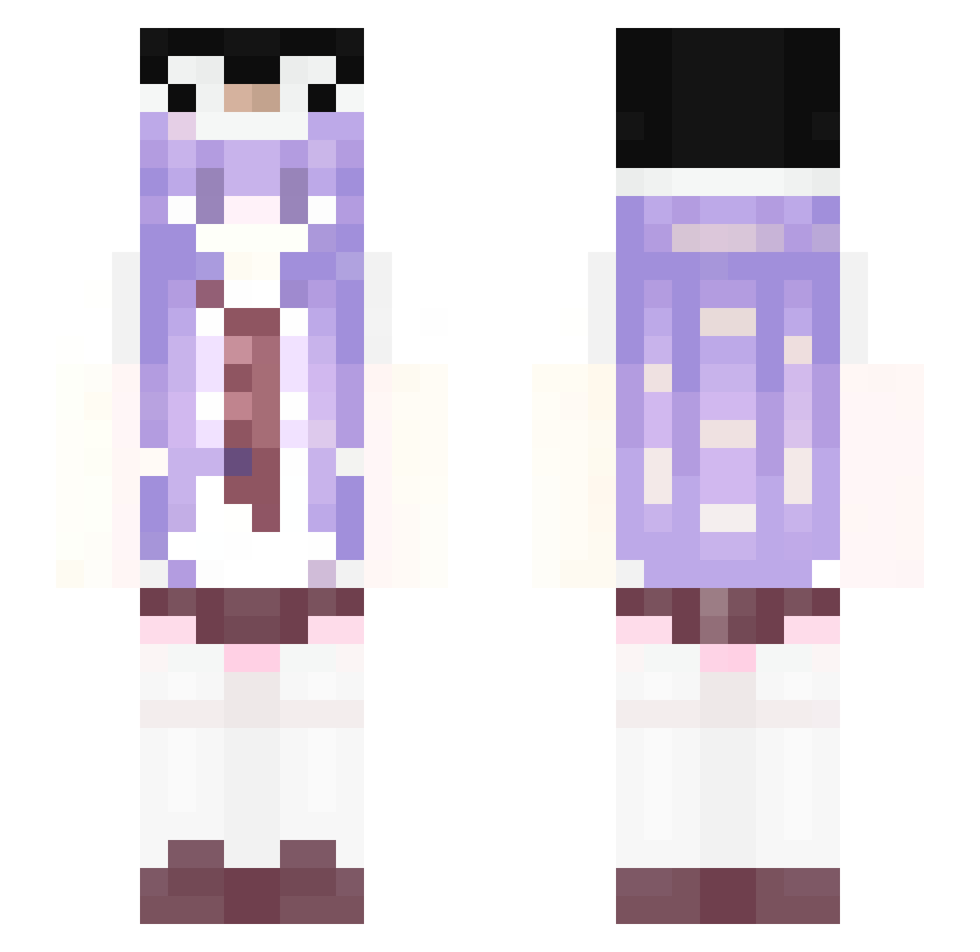pleng_ Minecraft skin, front and back view