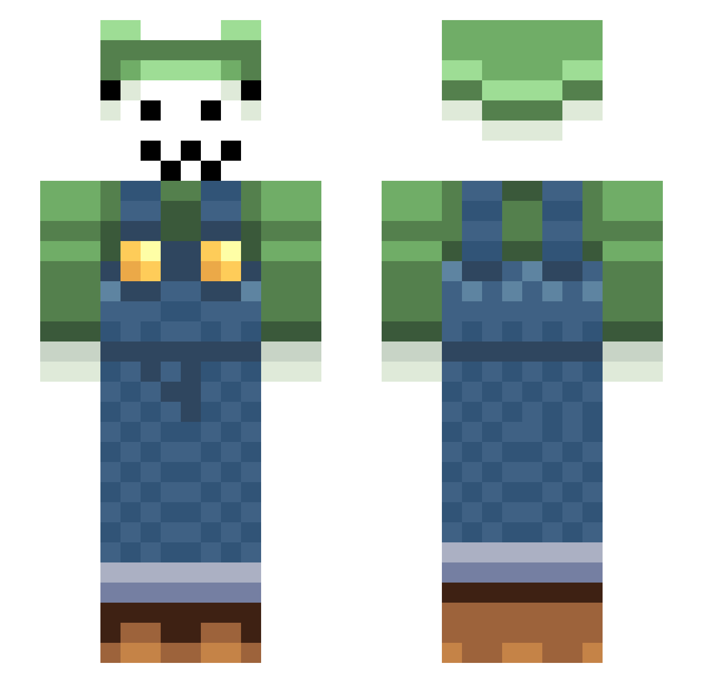 _VANTA_ Minecraft skin, front and back view