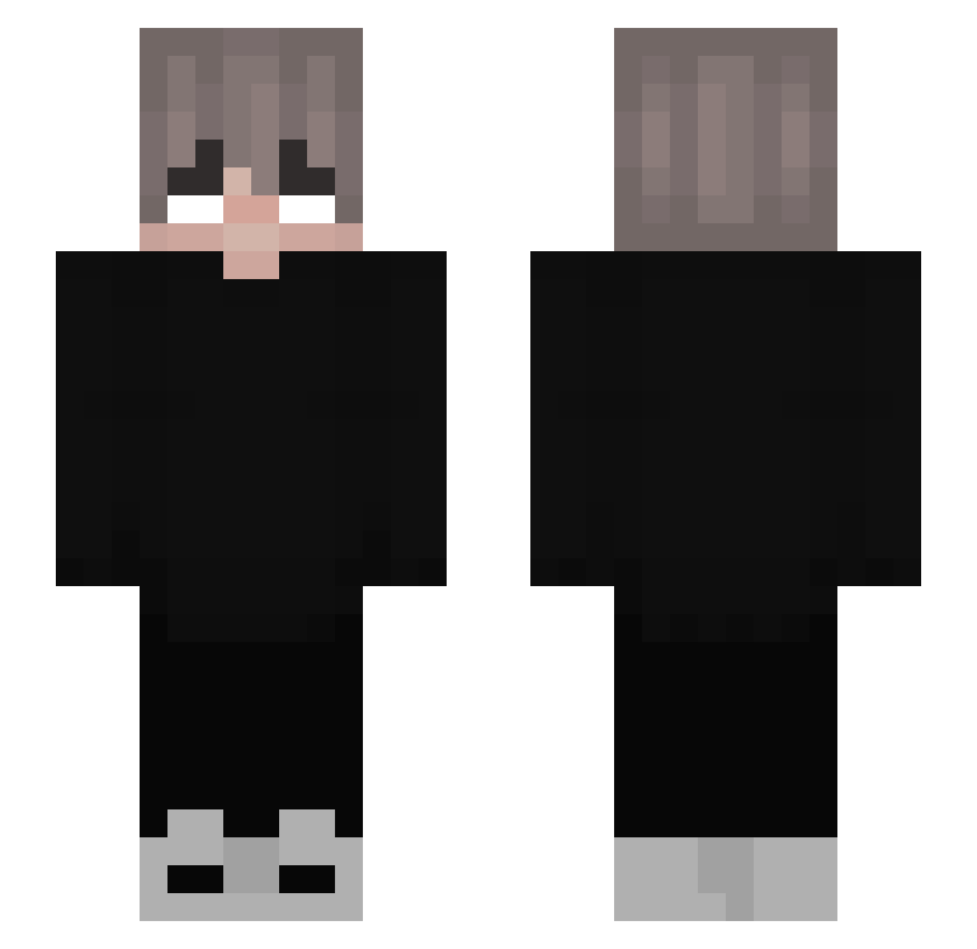 zV1pxr_ Minecraft skin, front and back view