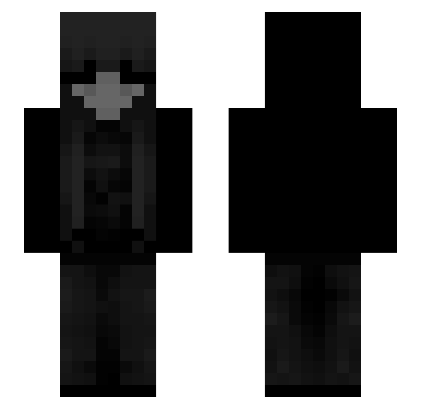 _Movyx_ Minecraft skin, front and back view