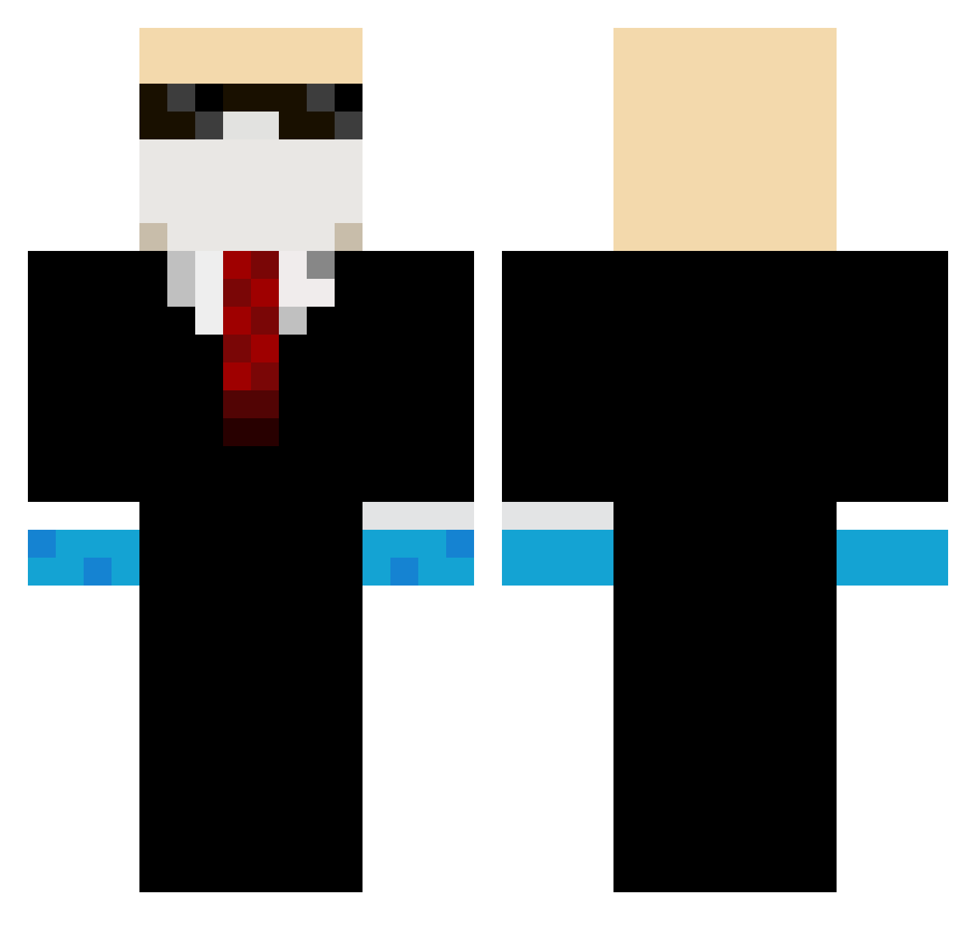 gadot_hgever124 Minecraft skin, front and back view