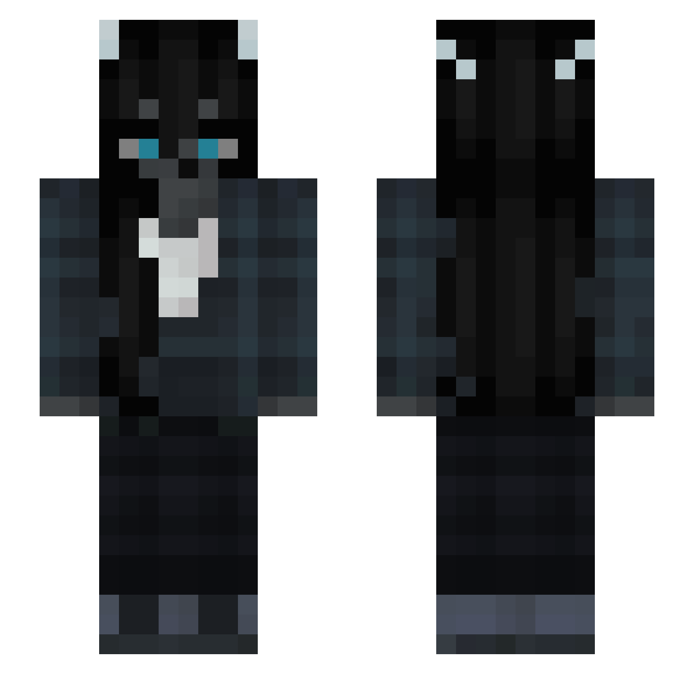 Rune_ Minecraft skin, front and back view