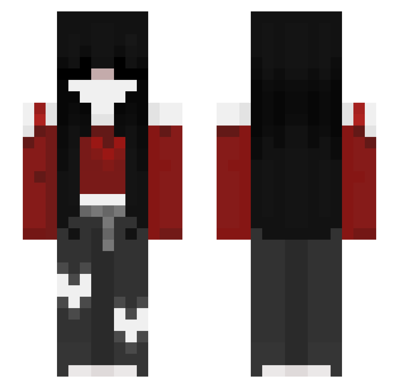 swtyapl Minecraft skin, front and back view