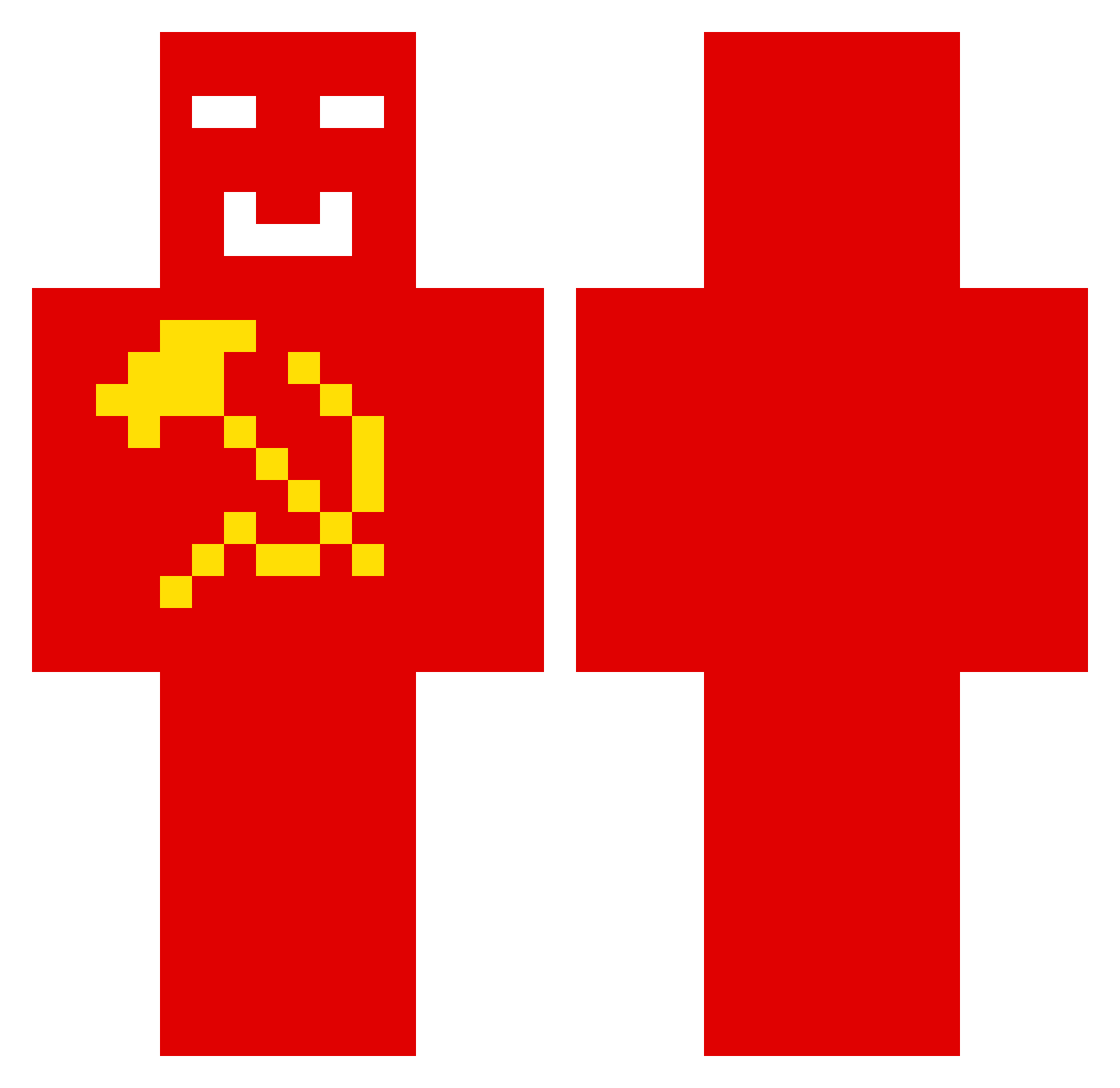 epicdeath1230 Minecraft skin, front and back view