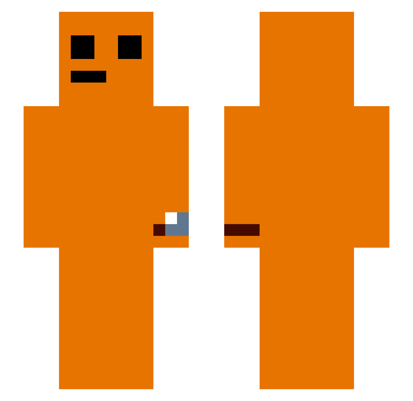 CardFaver8 Minecraft skin, front and back view