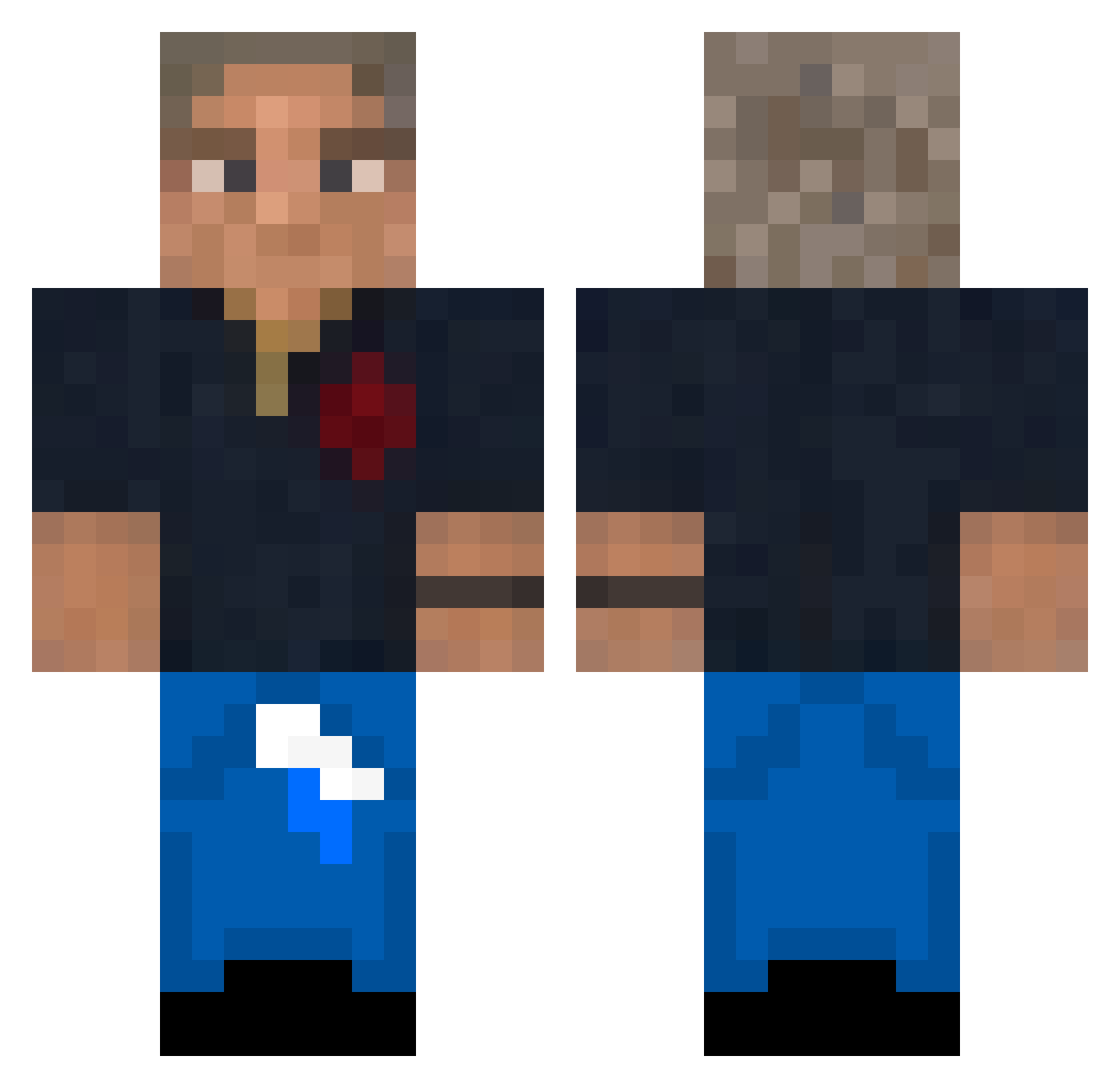 Er_gon Minecraft skin, front and back view